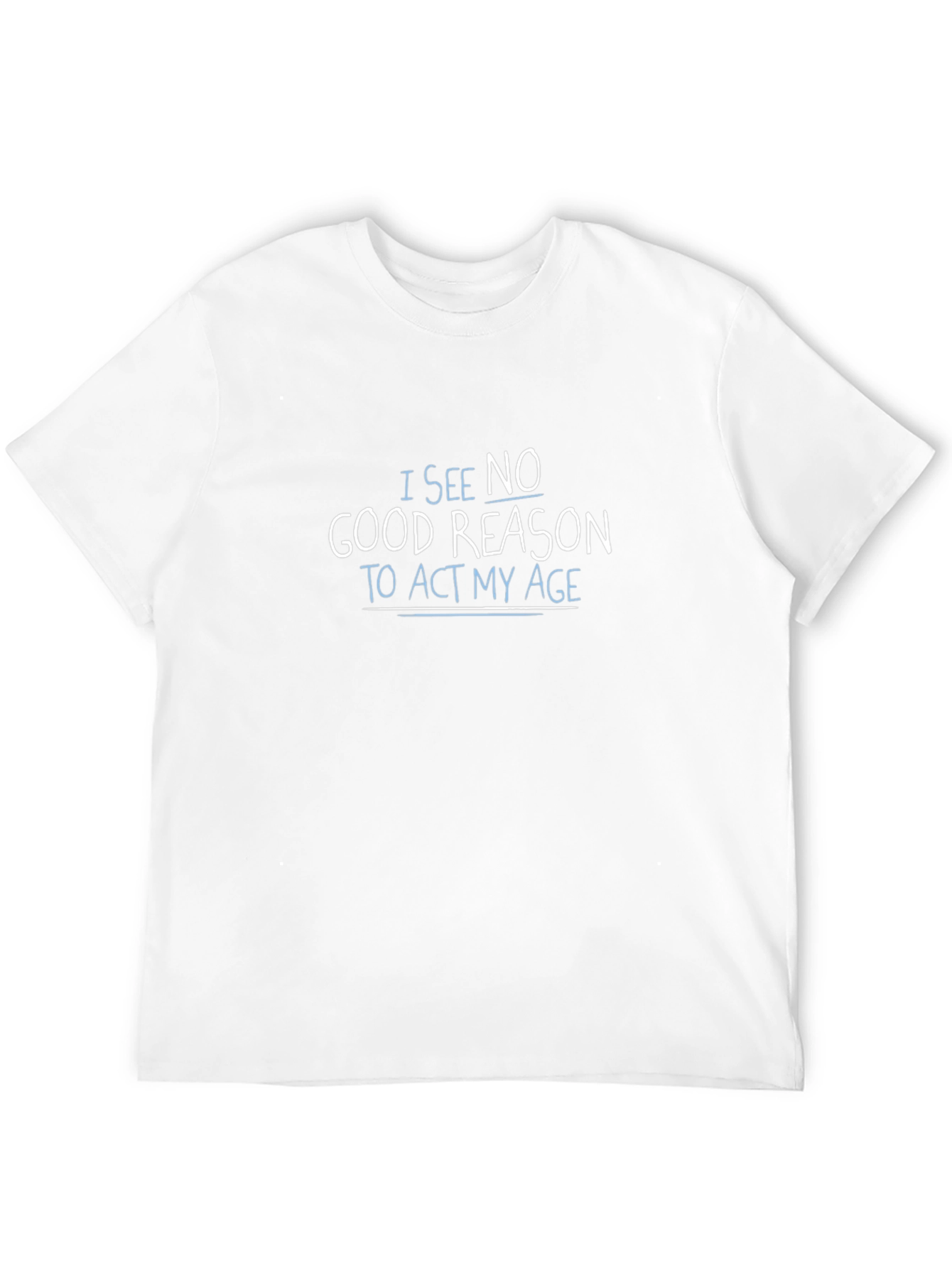 Humorous Act My Age Black T-Shirt