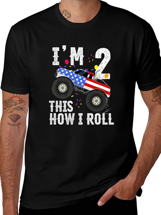 Im 2 This Is How I Roll Toddler Birthday T-Shirt