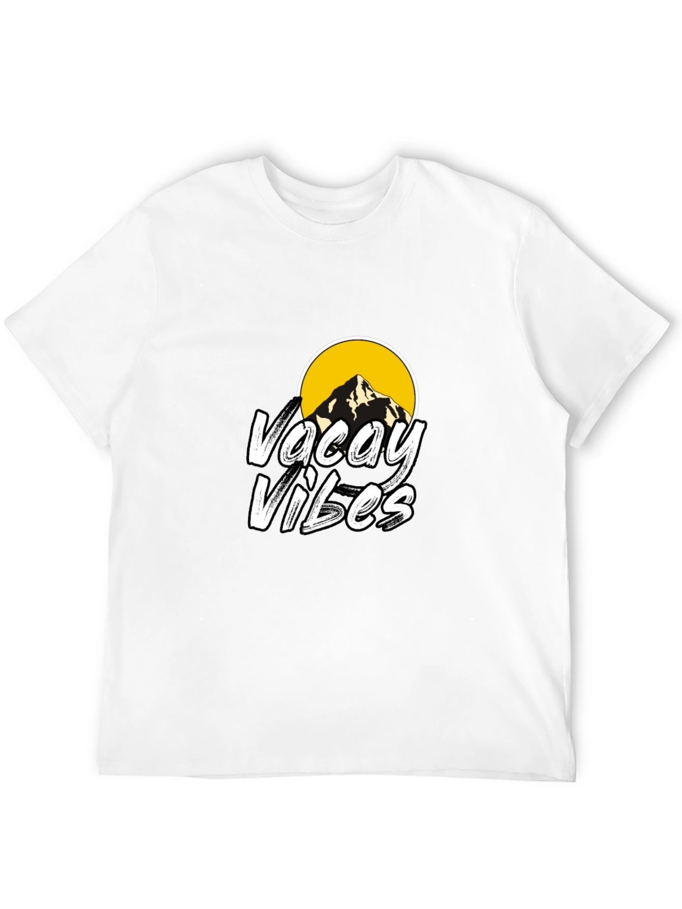 Vacay Vibes Graphic Tee - Black