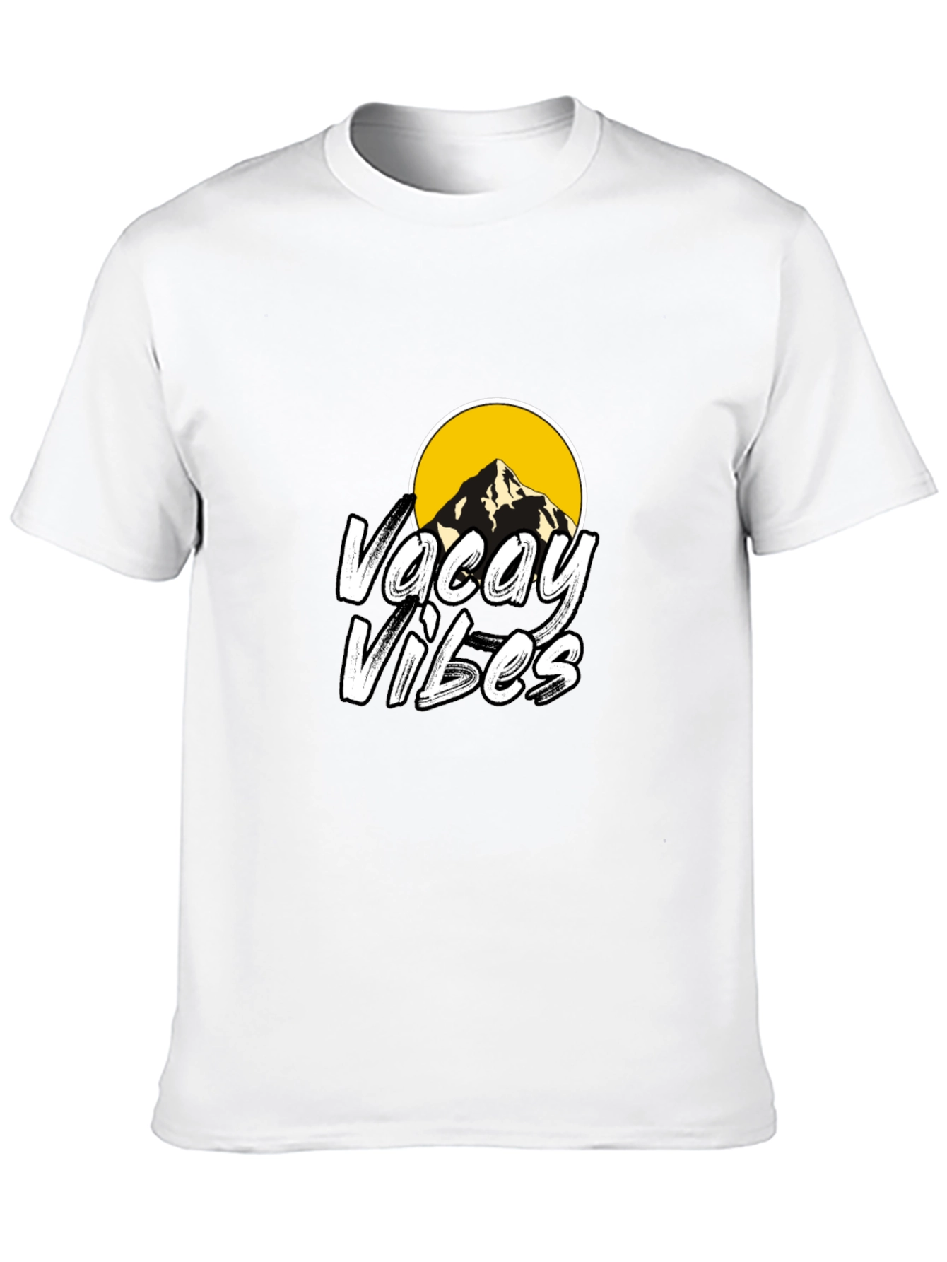 Vacay Vibes Graphic Tee - Black