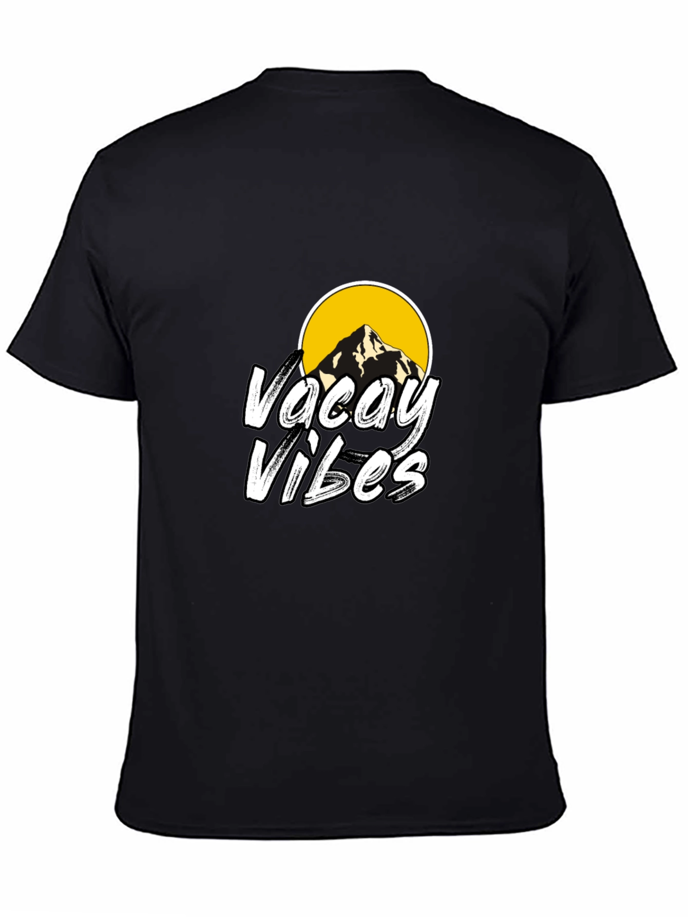 Vacay Vibes Graphic Tee - Black