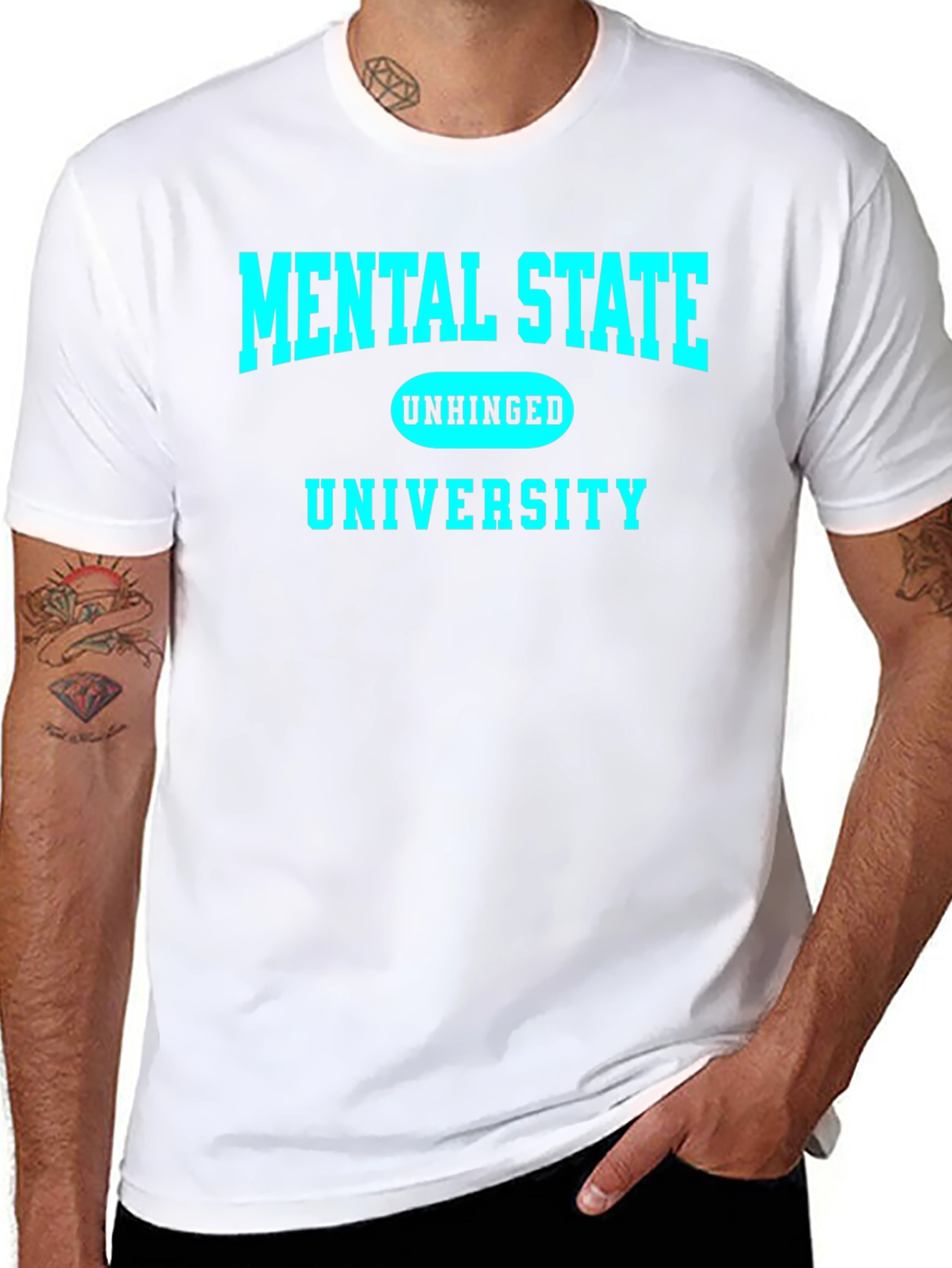 Mental State Unhinged University Graphic Tee