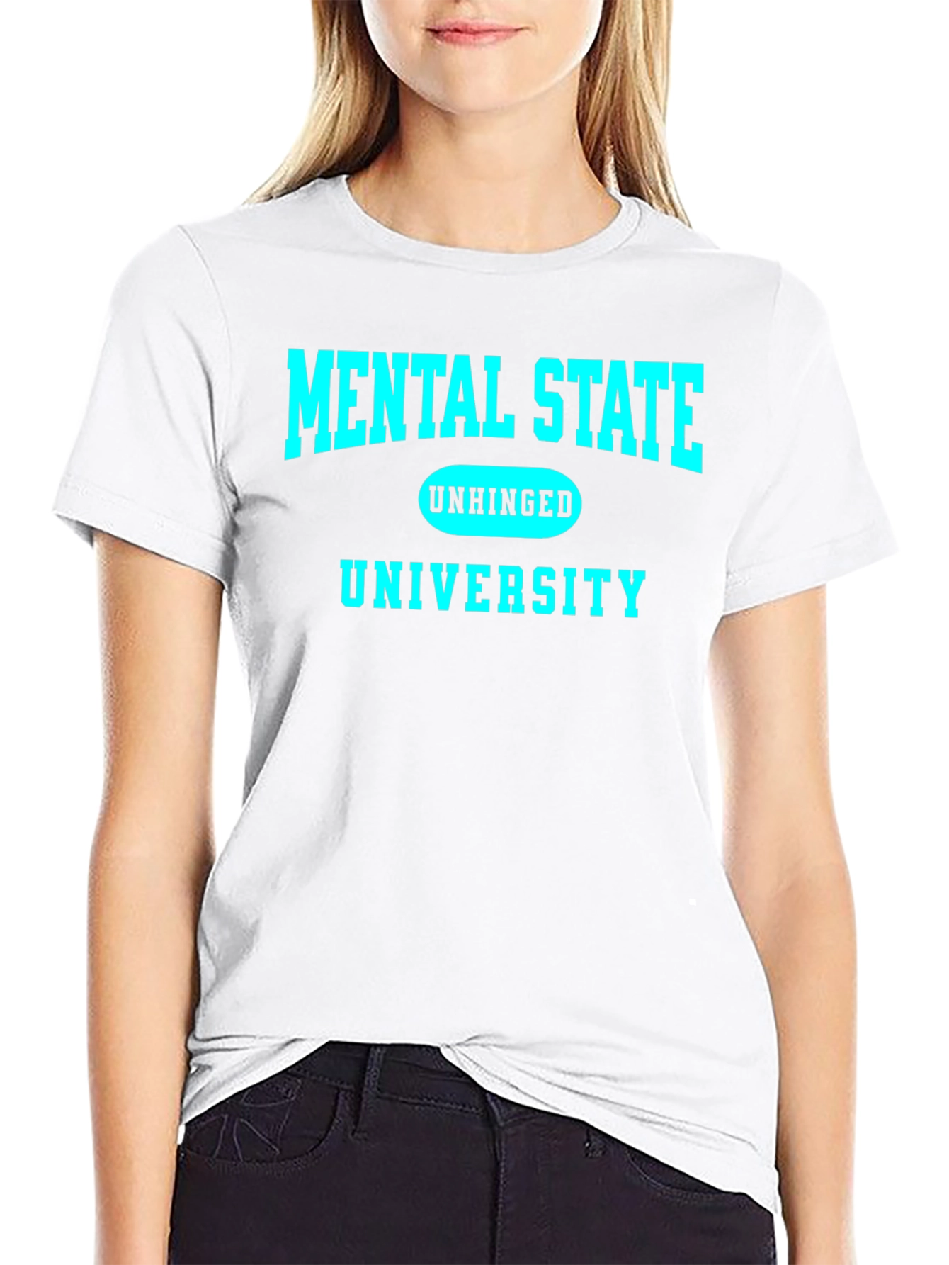 Mental State Unhinged University Graphic Tee