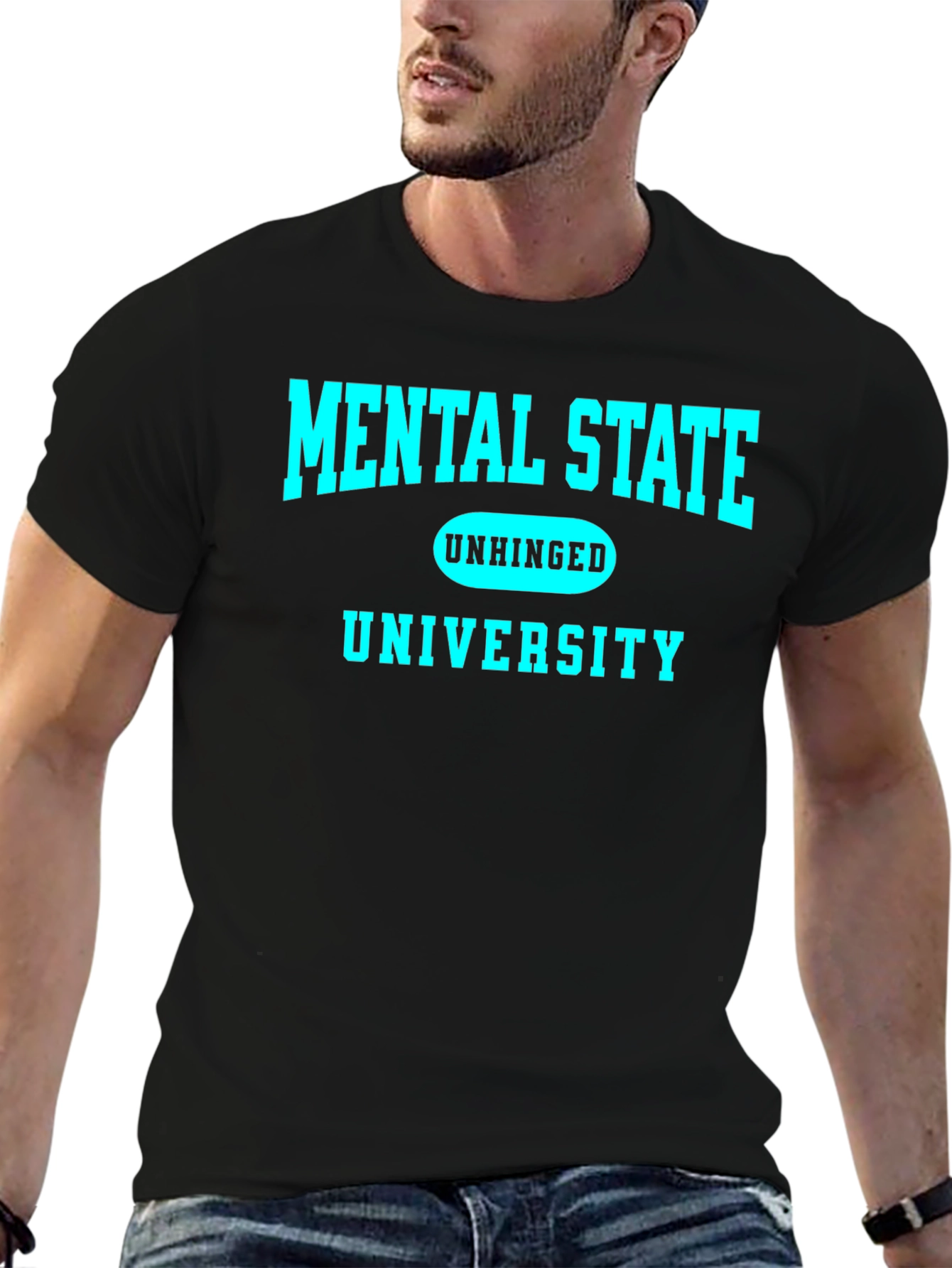 Mental State Unhinged University Graphic Tee