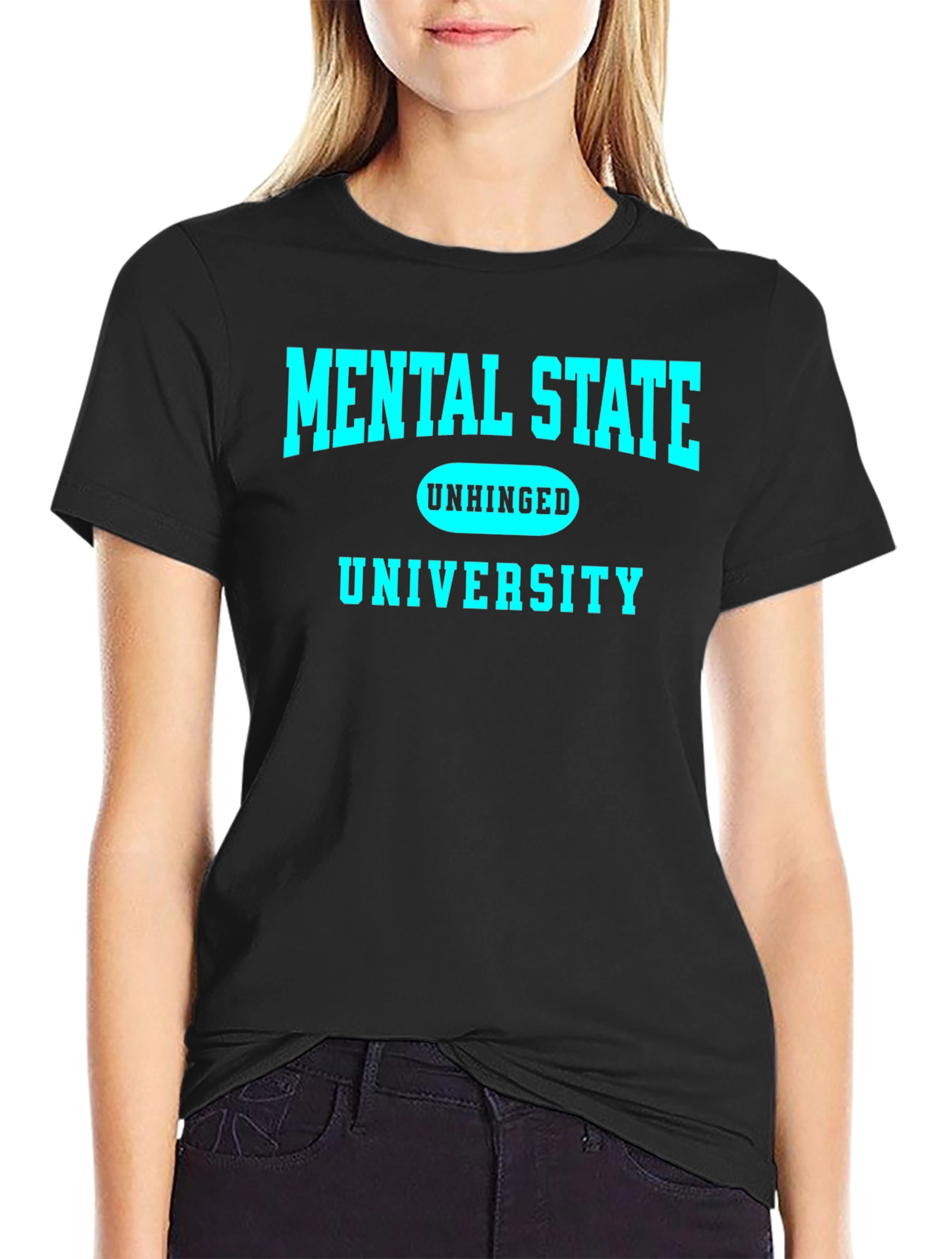 Mental State Unhinged University Graphic Tee