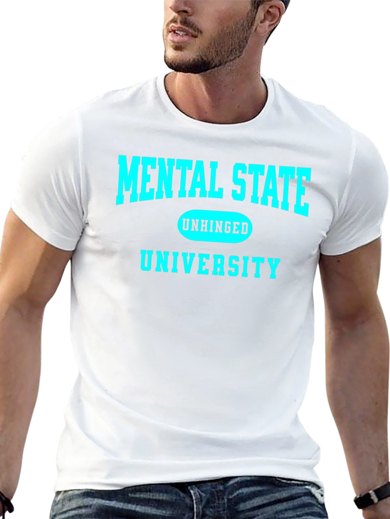 Mental State Unhinged University Graphic Tee