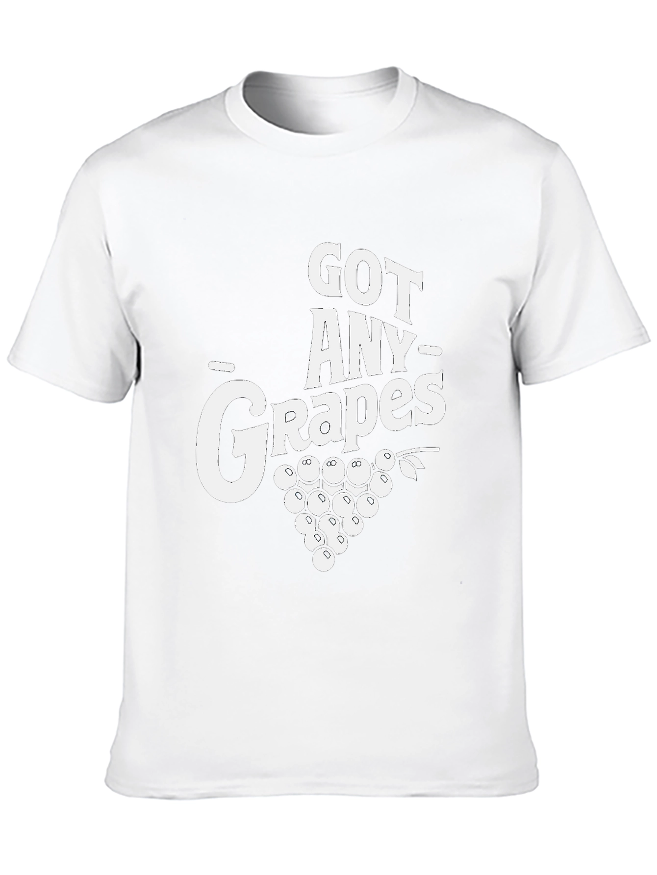 Got Any Grapes? Black T-Shirt