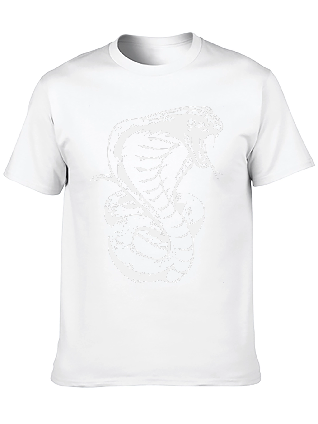 Cobra Graphic Tee - Black Snake Design