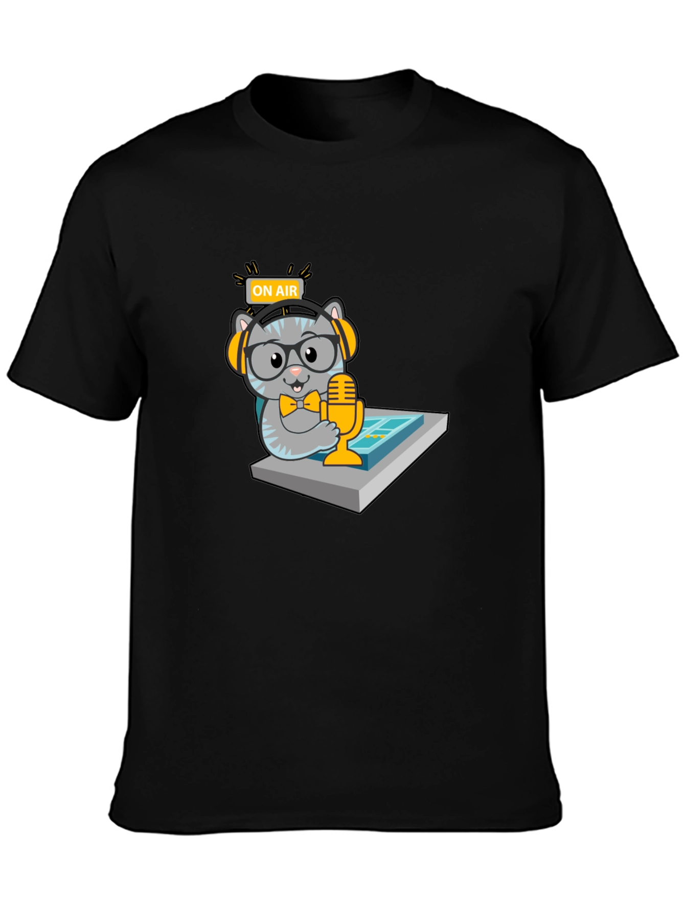 Cool Cat Podcast T-Shirt - Black