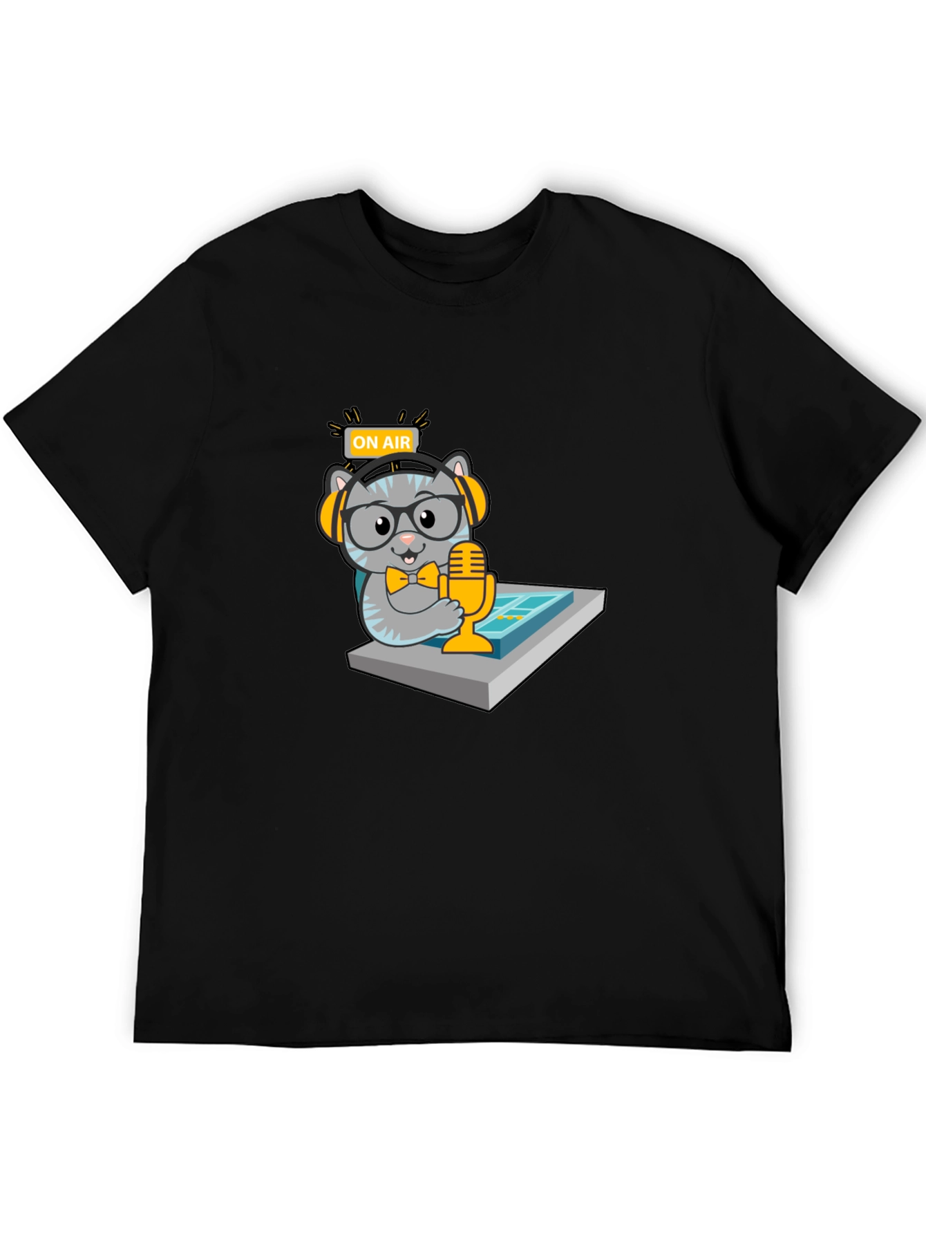 Cool Cat Podcast T-Shirt - Black