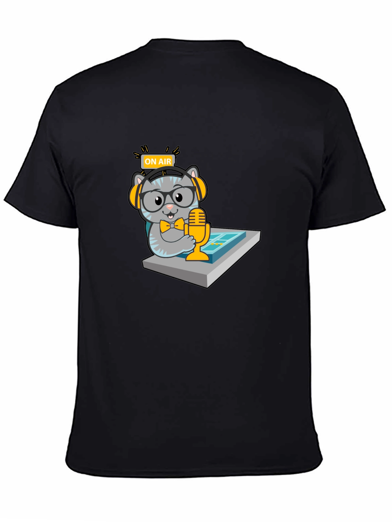 Cool Cat Podcast T-Shirt - Black