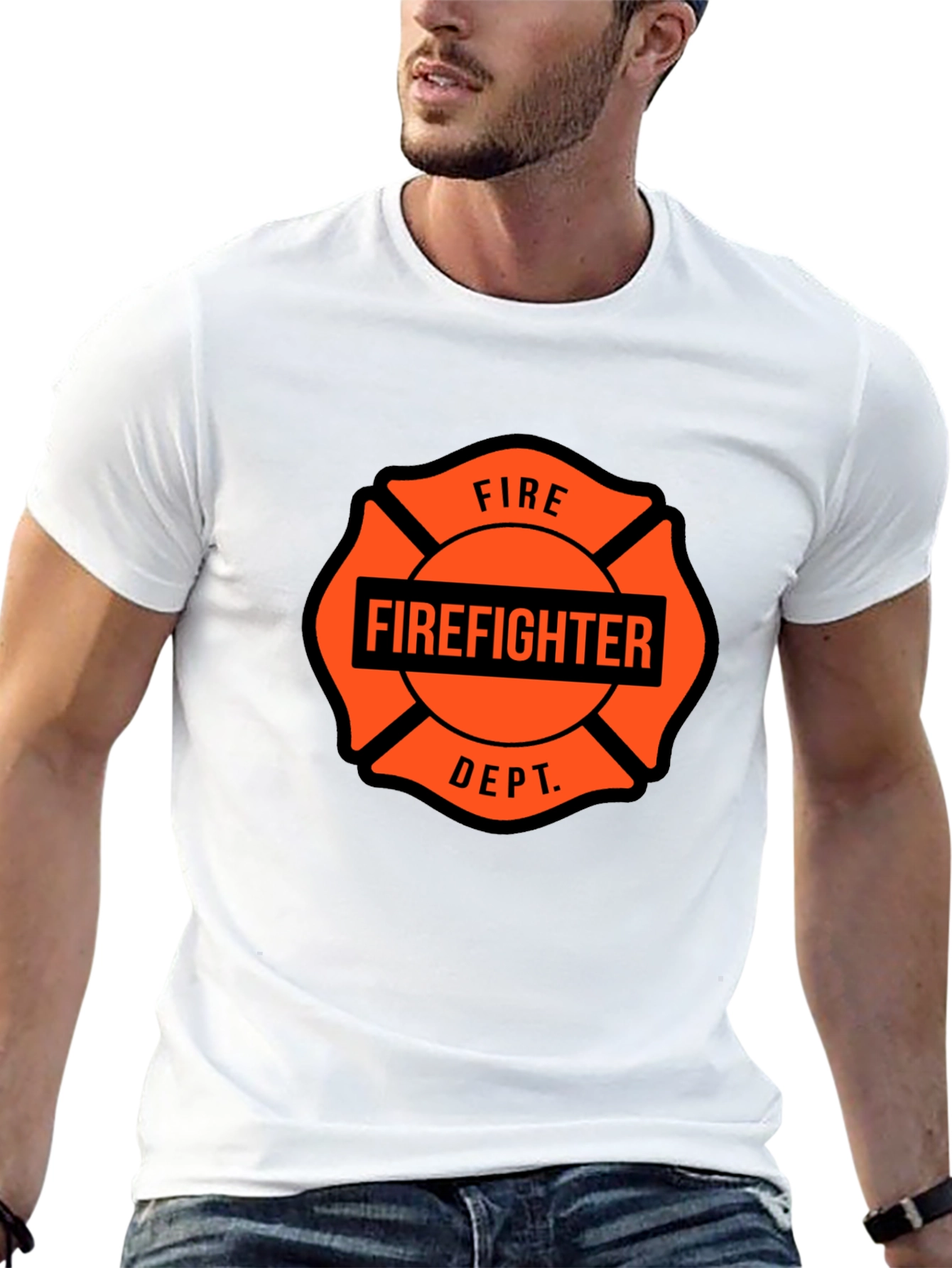 Firefighter Dept. Graphic T-Shirt