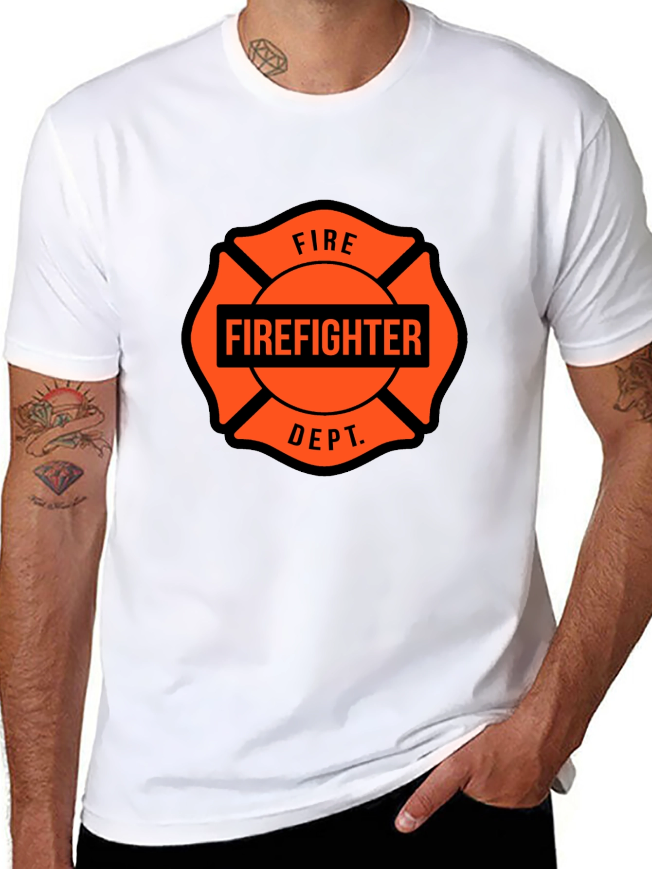 Firefighter Dept. Graphic T-Shirt