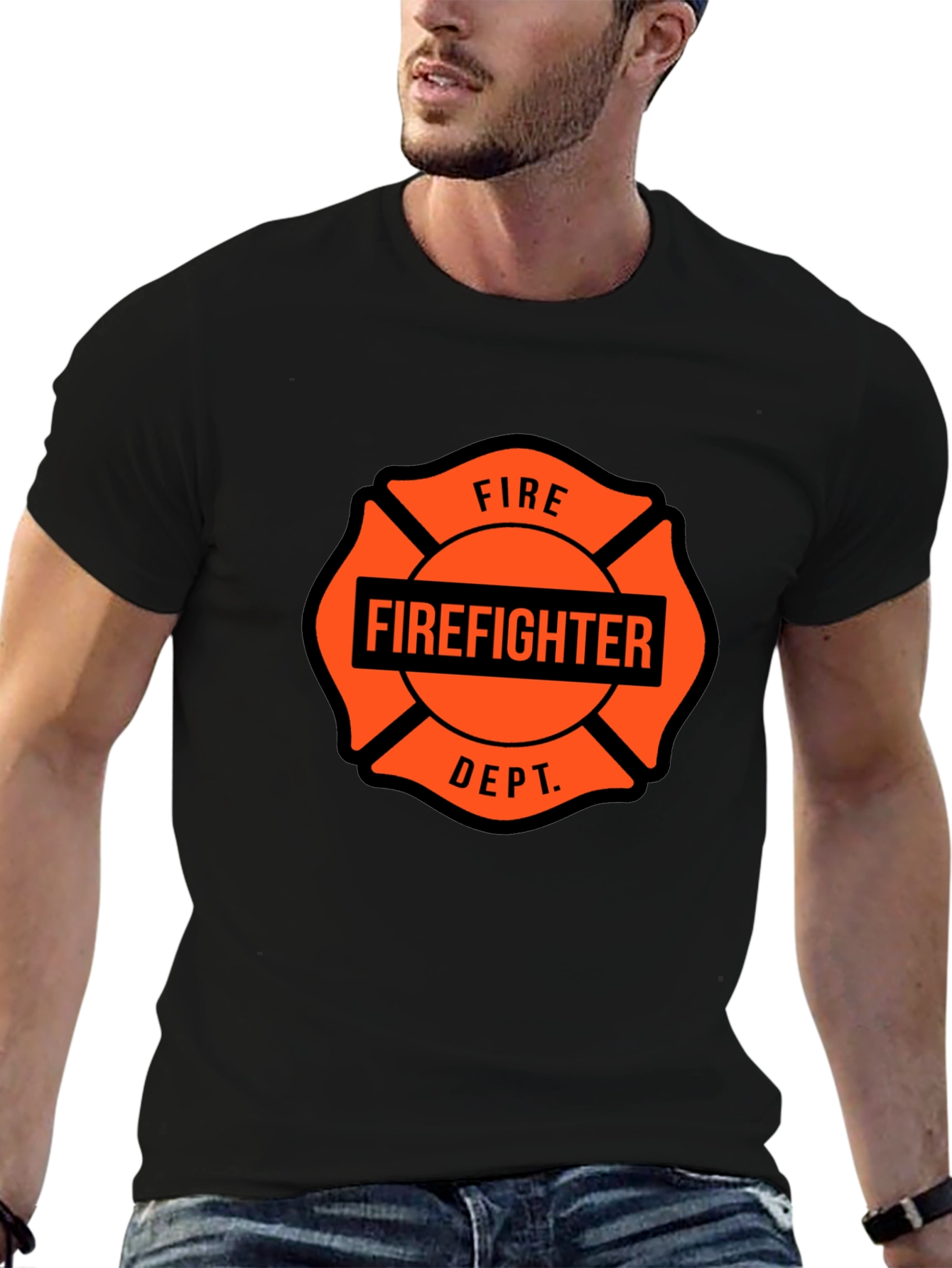 Firefighter Dept. Graphic T-Shirt