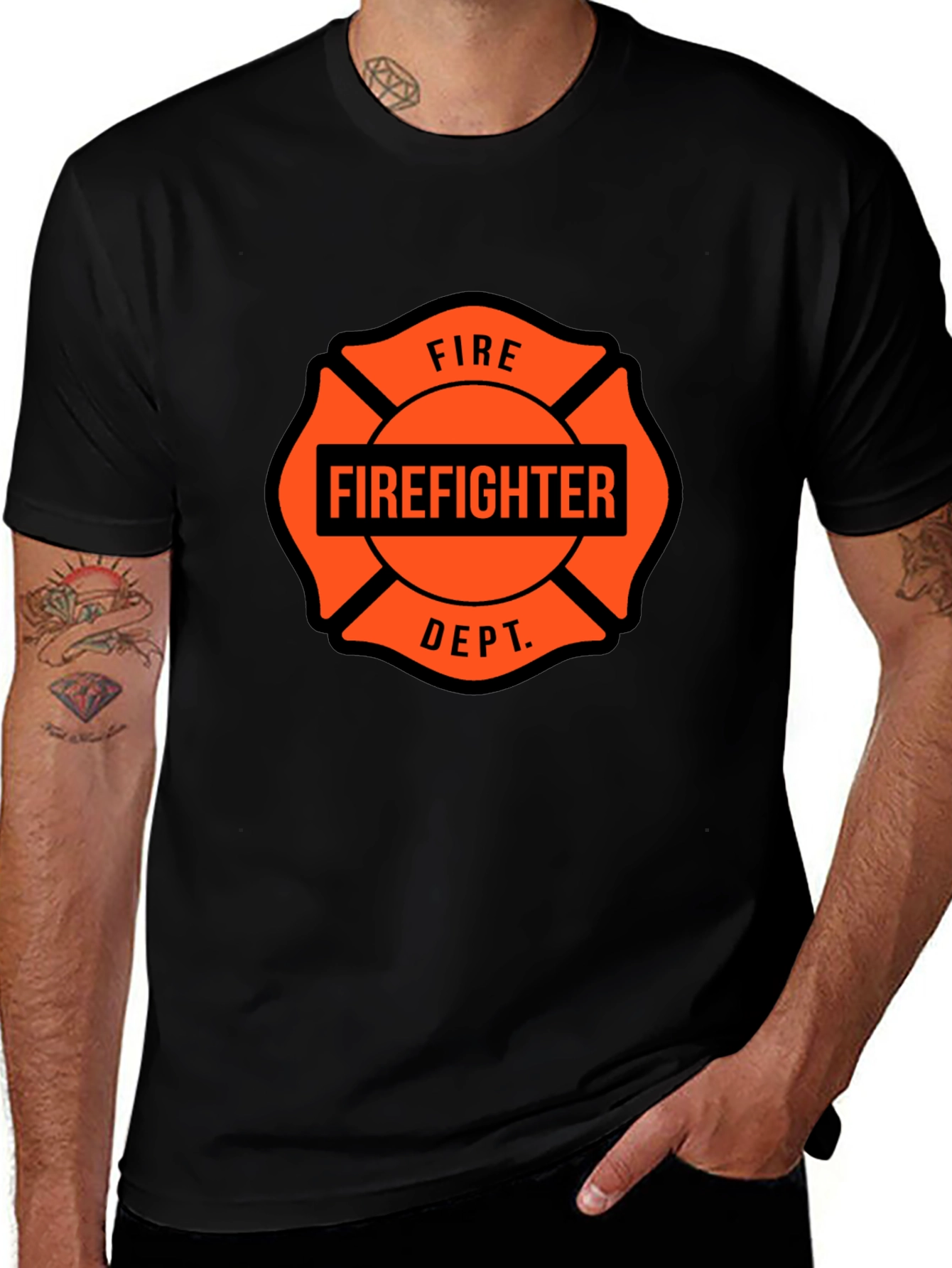 Firefighter Dept. Graphic T-Shirt