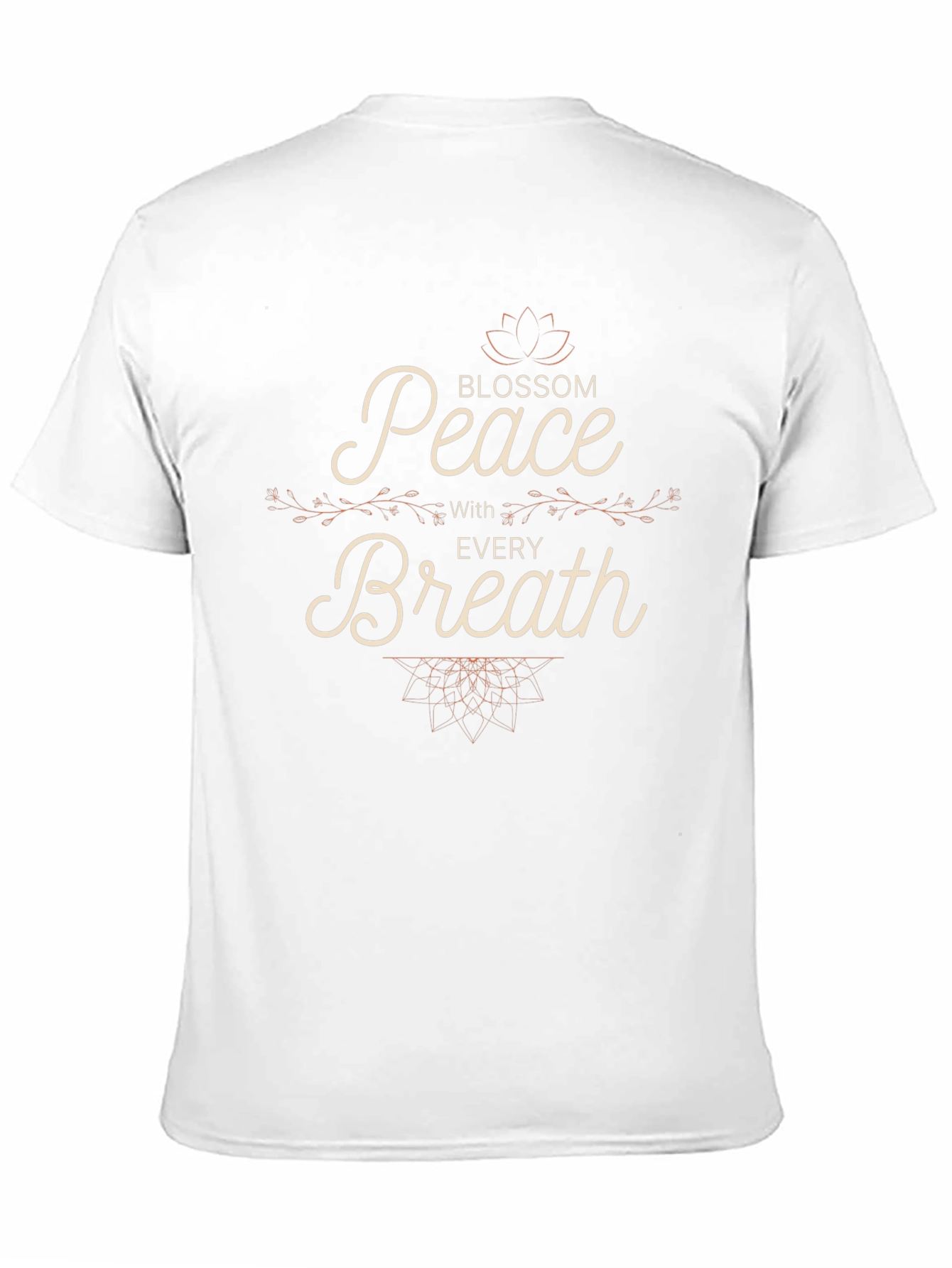 Peace With Every Breath Blossom Graphic T-Shirt