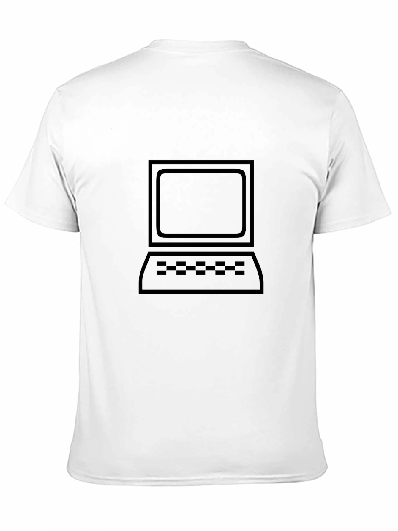 Retro Computer Graphic Tee - Black T-Shirt