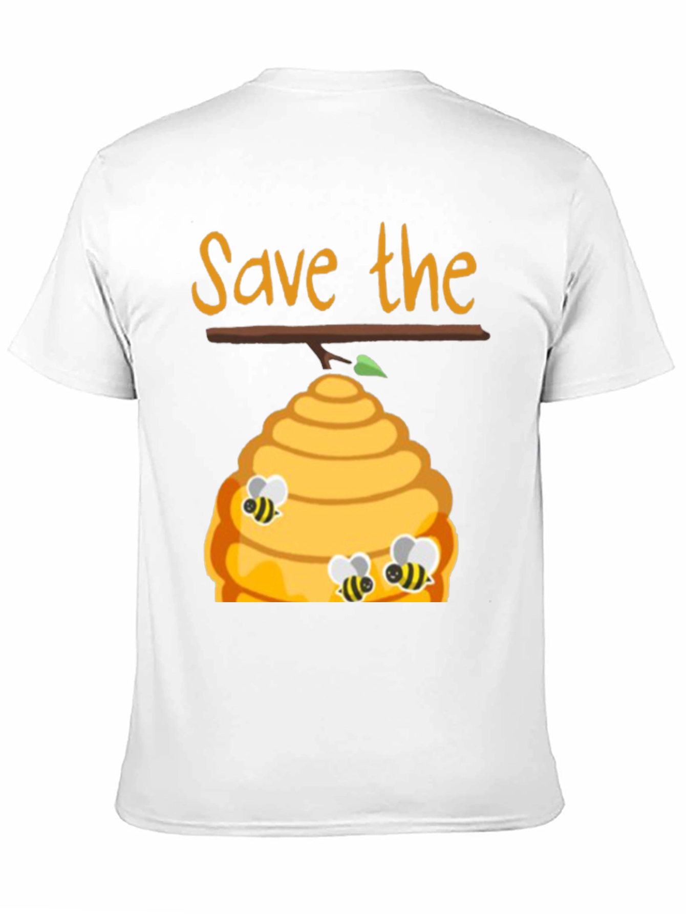 Save The Bees Graphic Tee - Black Unisex T-Shirt