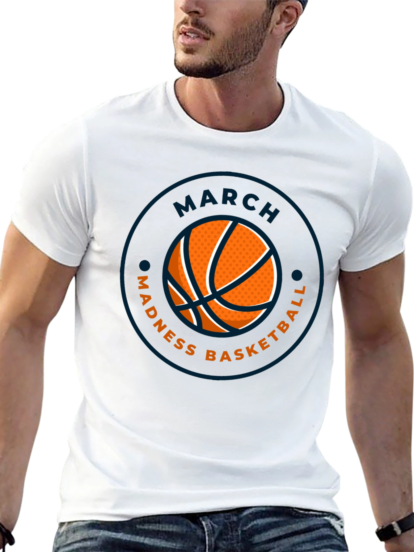 March Madness Basketball Graphic Tee