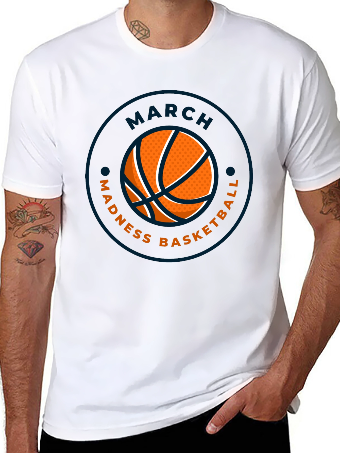 March Madness Basketball Graphic Tee