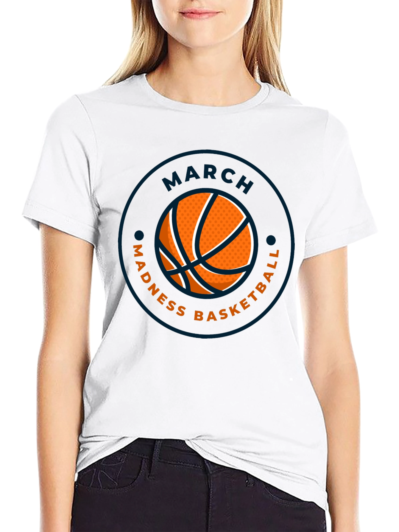 March Madness Basketball Graphic Tee