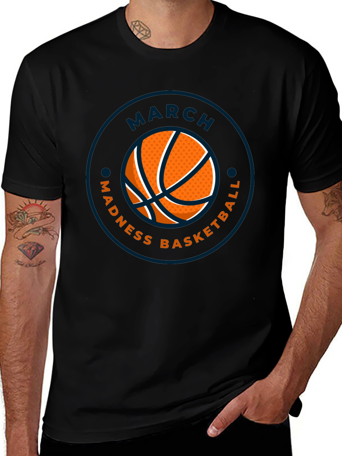 March Madness Basketball Graphic Tee