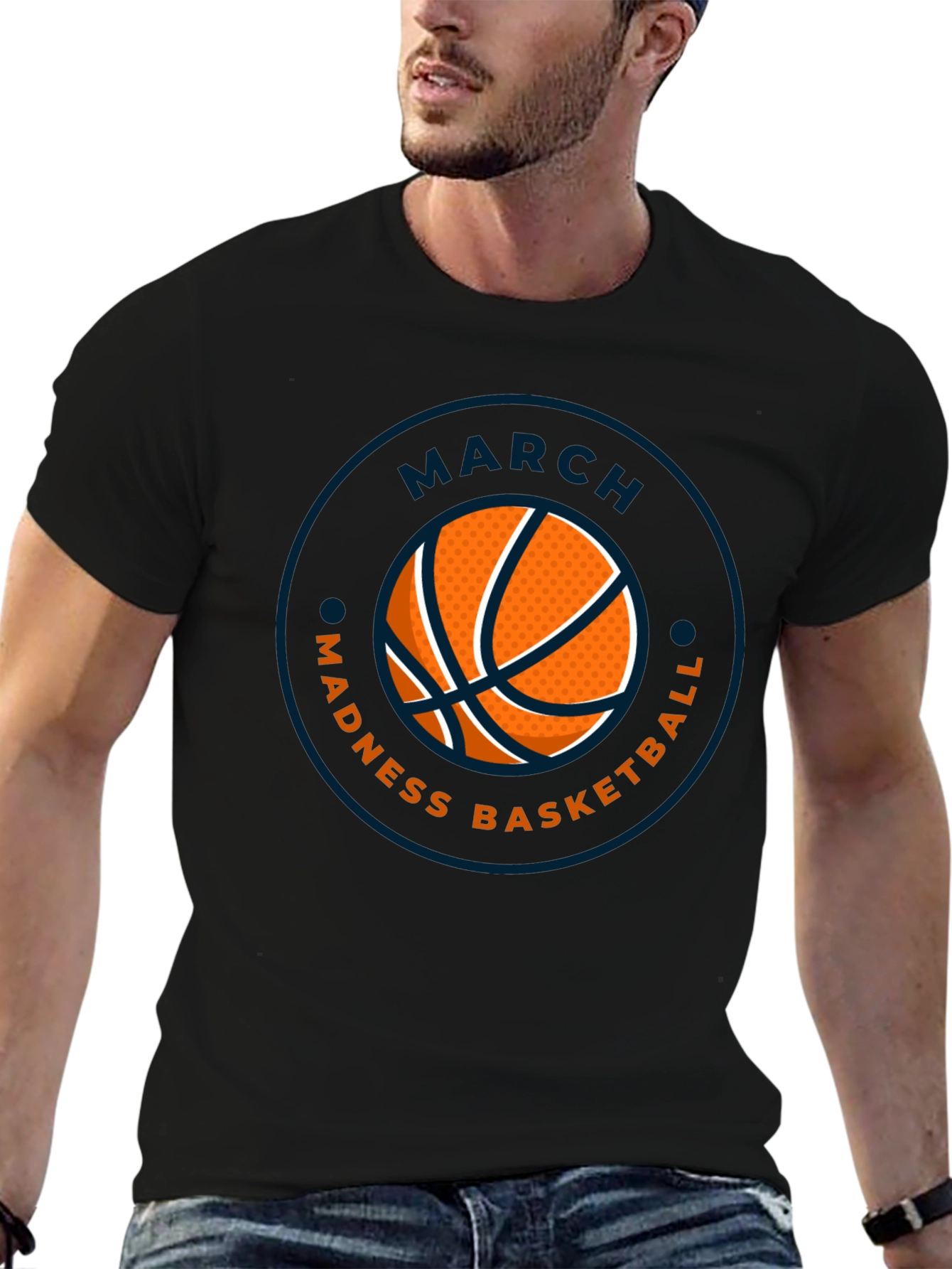 March Madness Basketball Graphic Tee