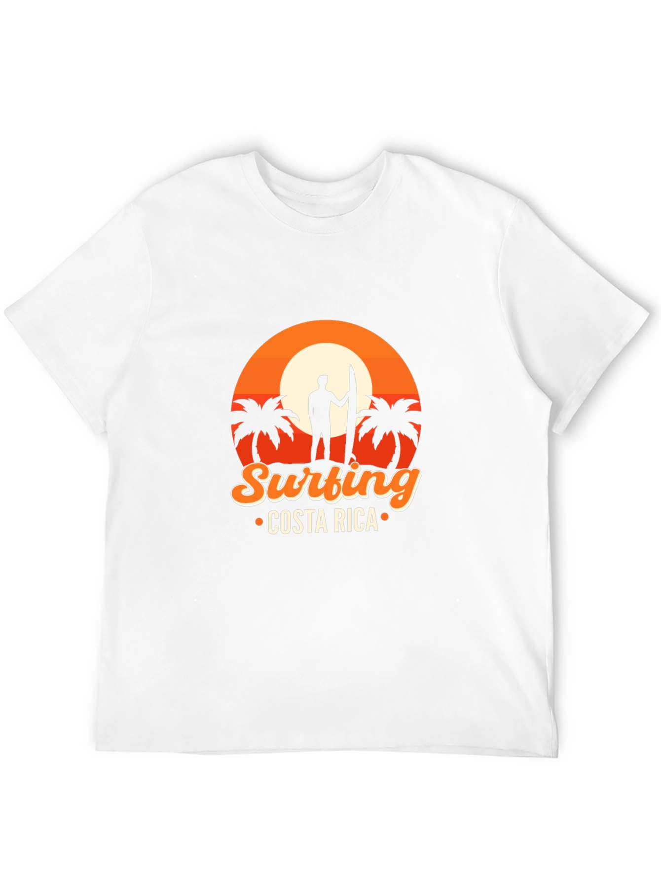 Surfing Costa Rica Graphic Tee - Vacation Vibes