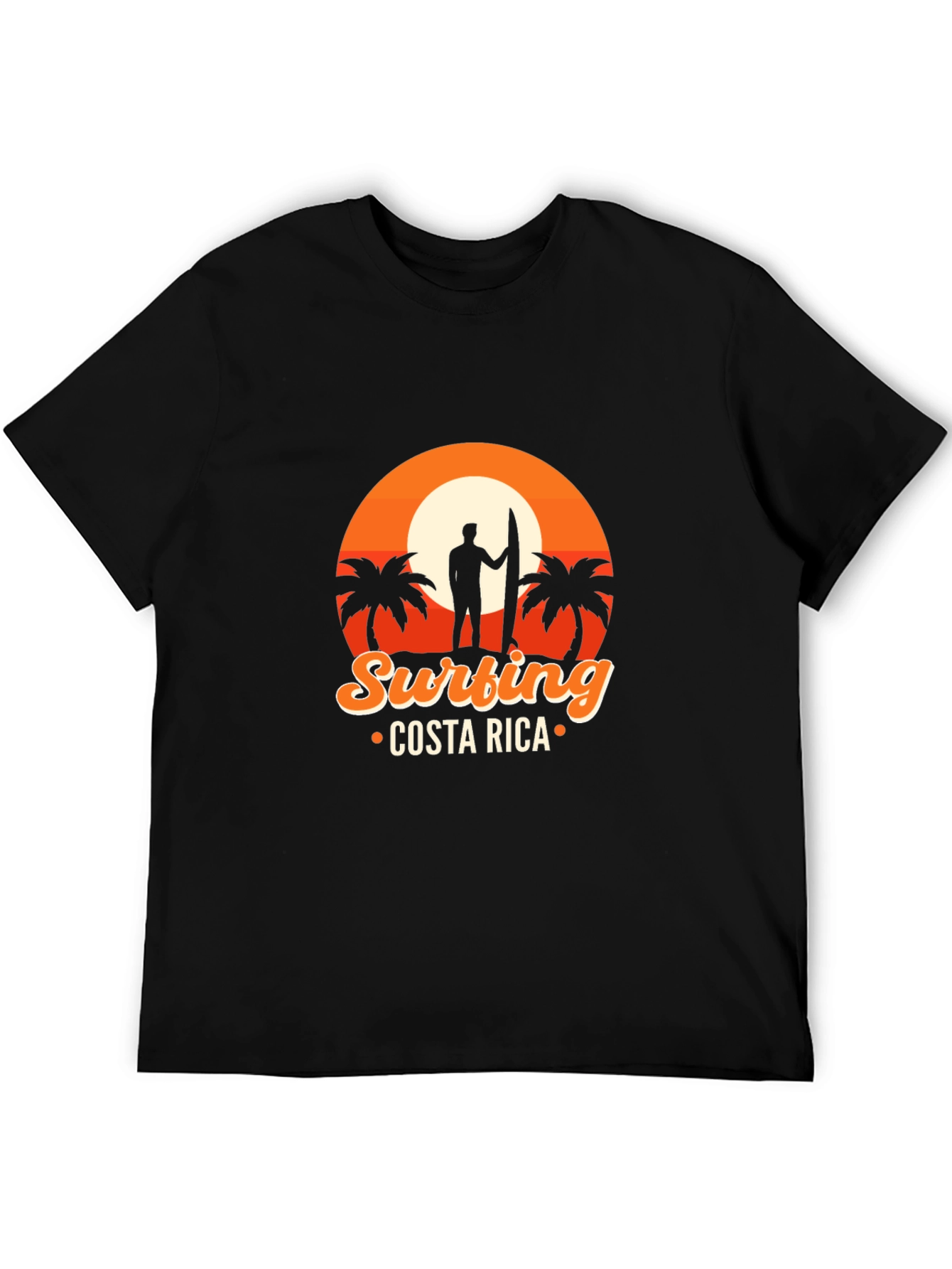 Surfing Costa Rica Graphic Tee - Vacation Vibes