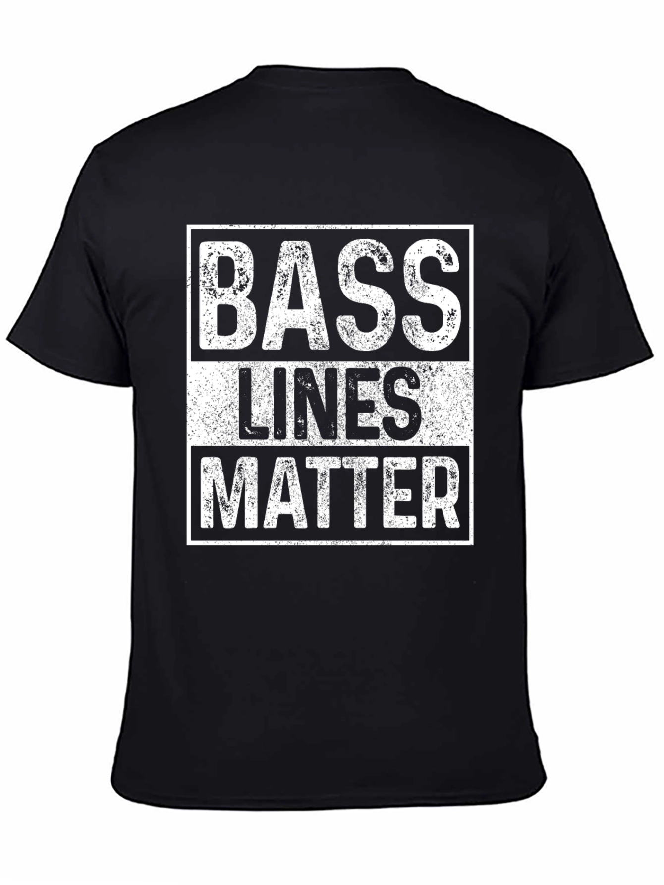Bass Lines Matter Graphic Tee - Music Lover Shirt
