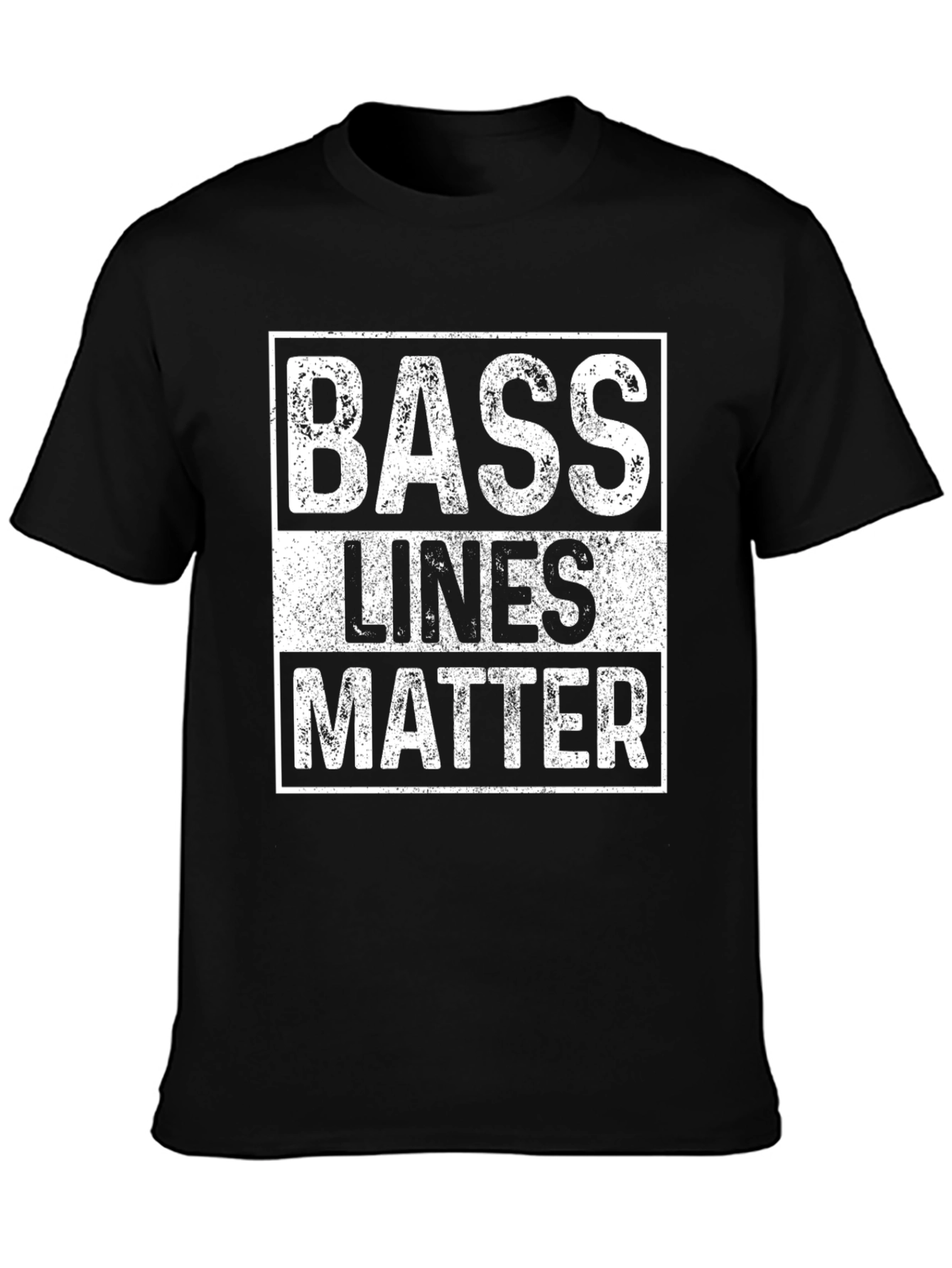 Bass Lines Matter Graphic Tee - Music Lover Shirt
