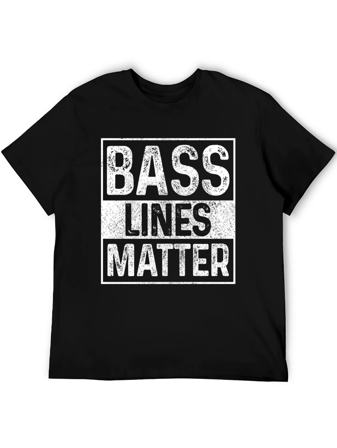 Bass Lines Matter Graphic Tee - Music Lover Shirt