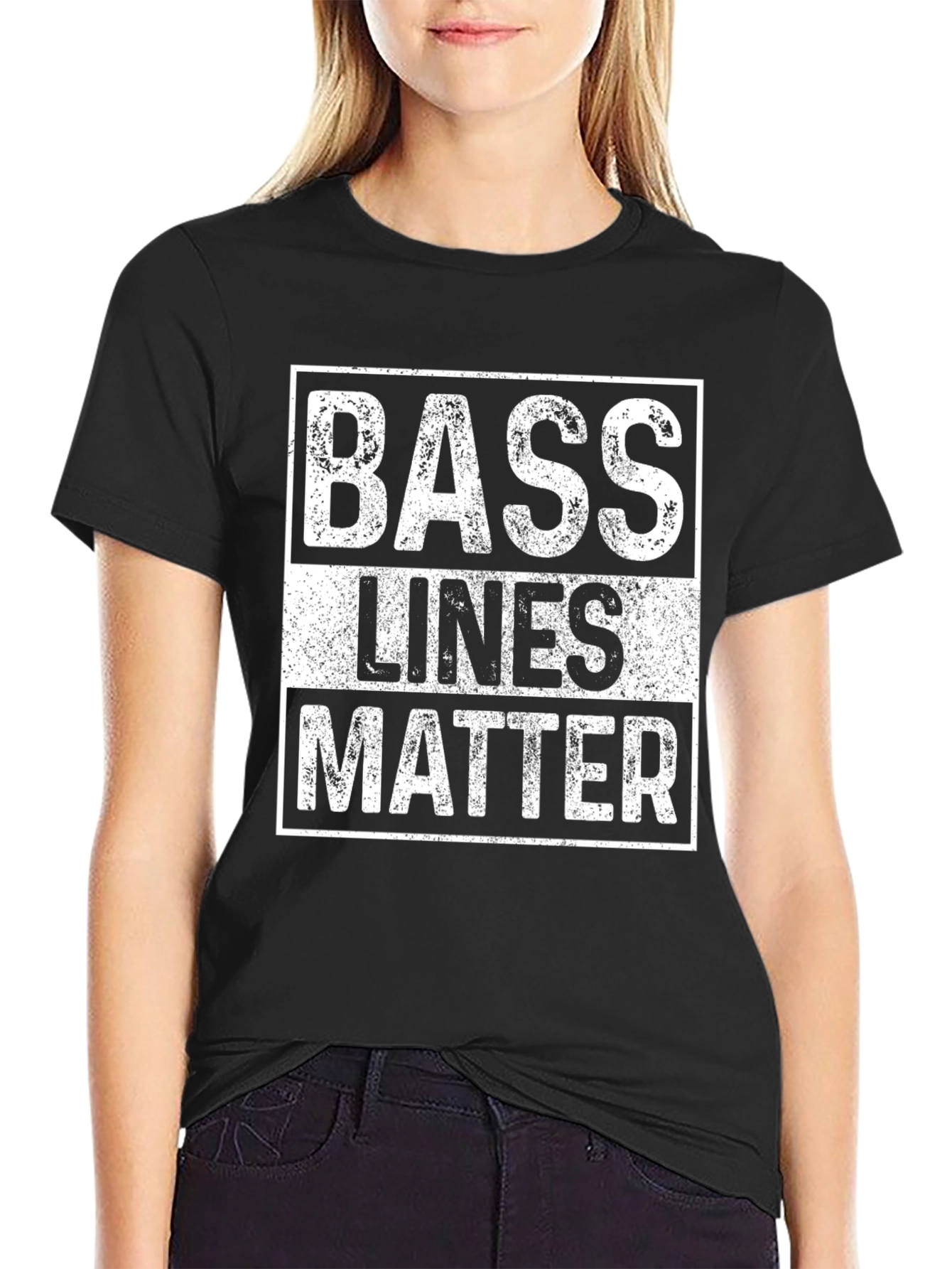 Bass Lines Matter Graphic Tee - Music Lover Shirt