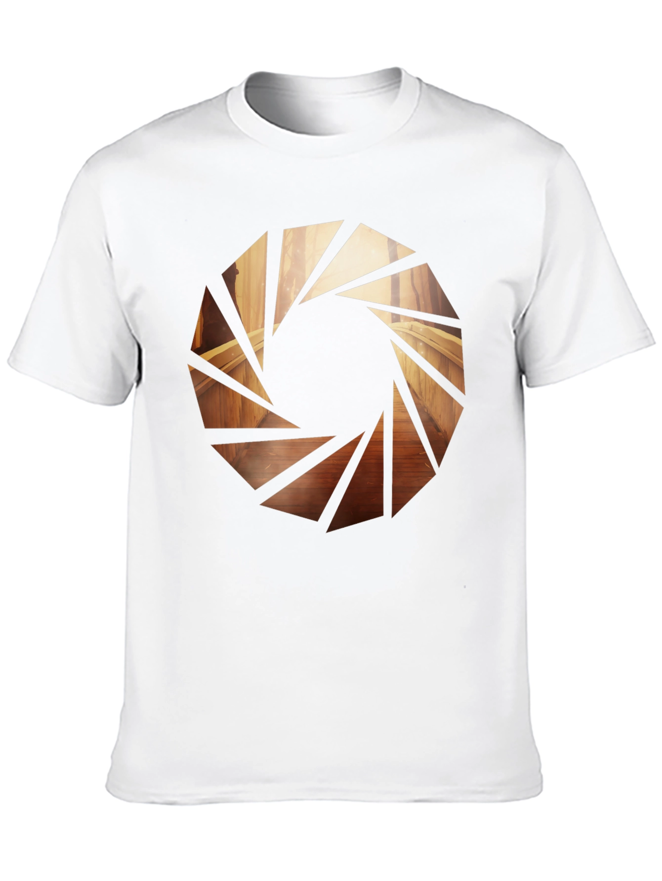 Aperture Graphic Black Tee