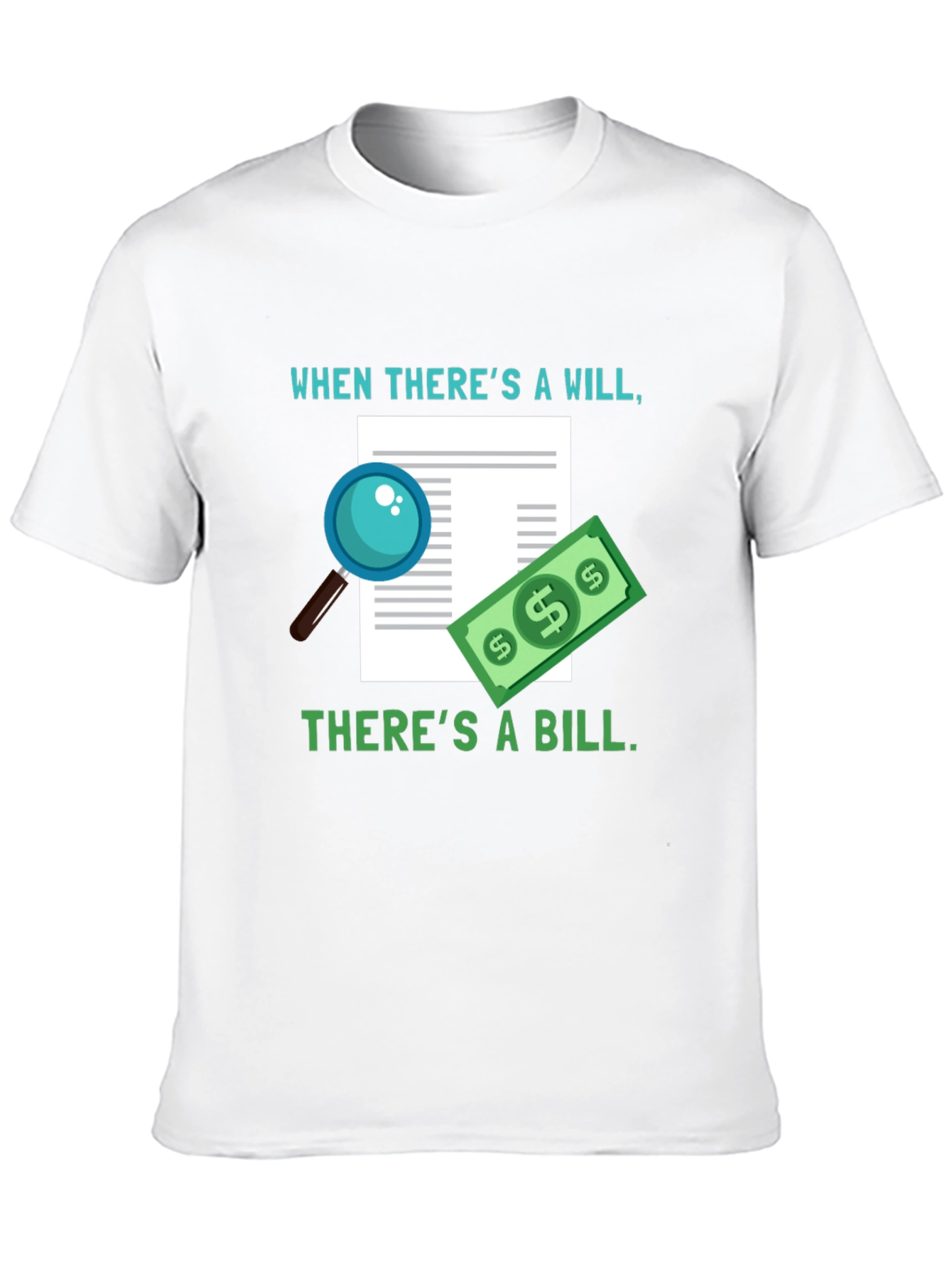 Humorous Will & Bill Graphic Tee