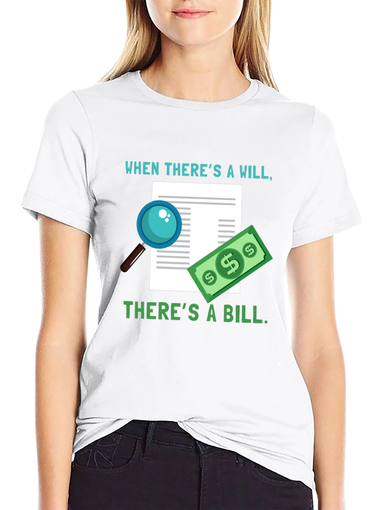 Humorous Will & Bill Graphic Tee