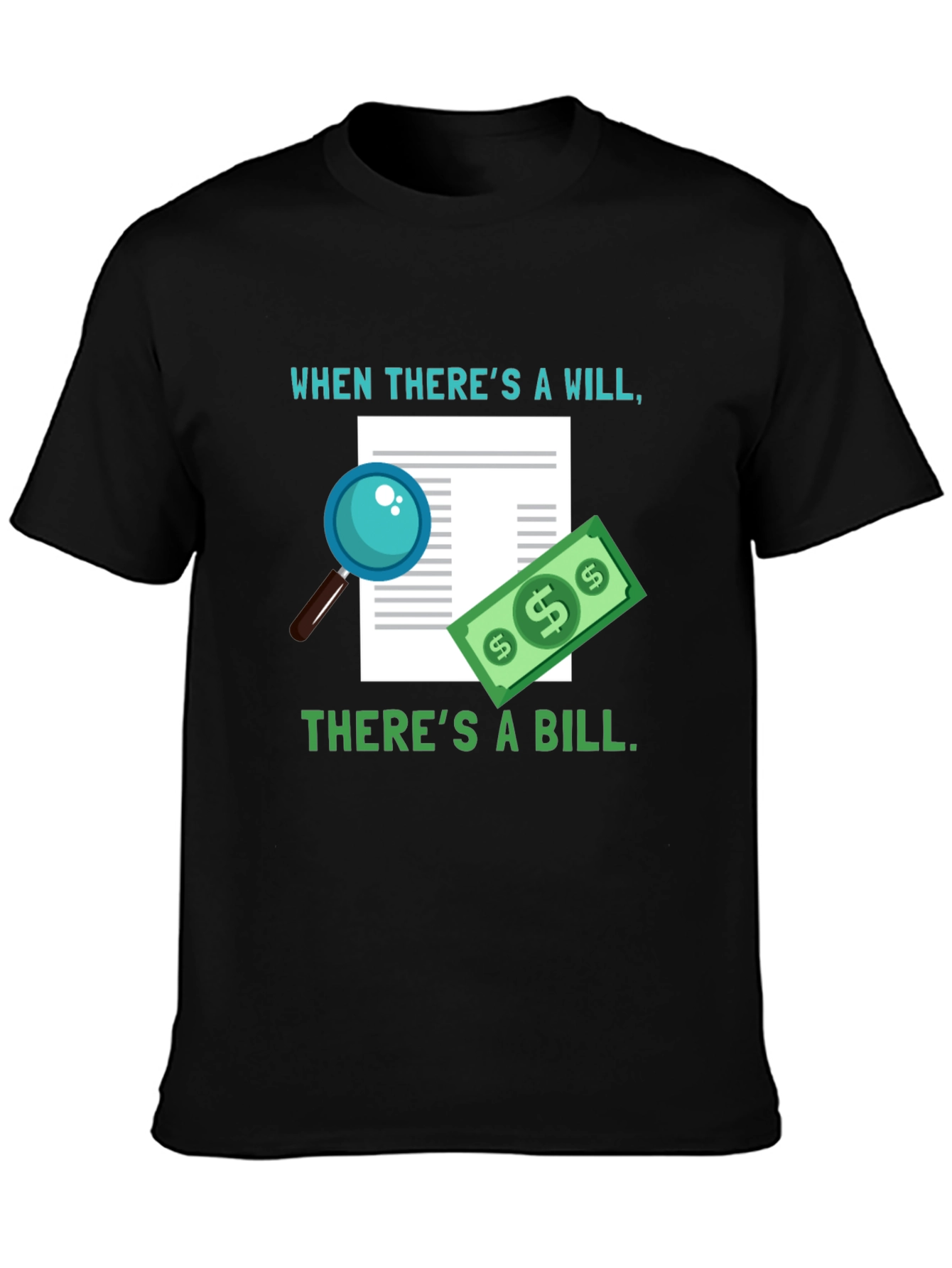 Humorous Will & Bill Graphic Tee