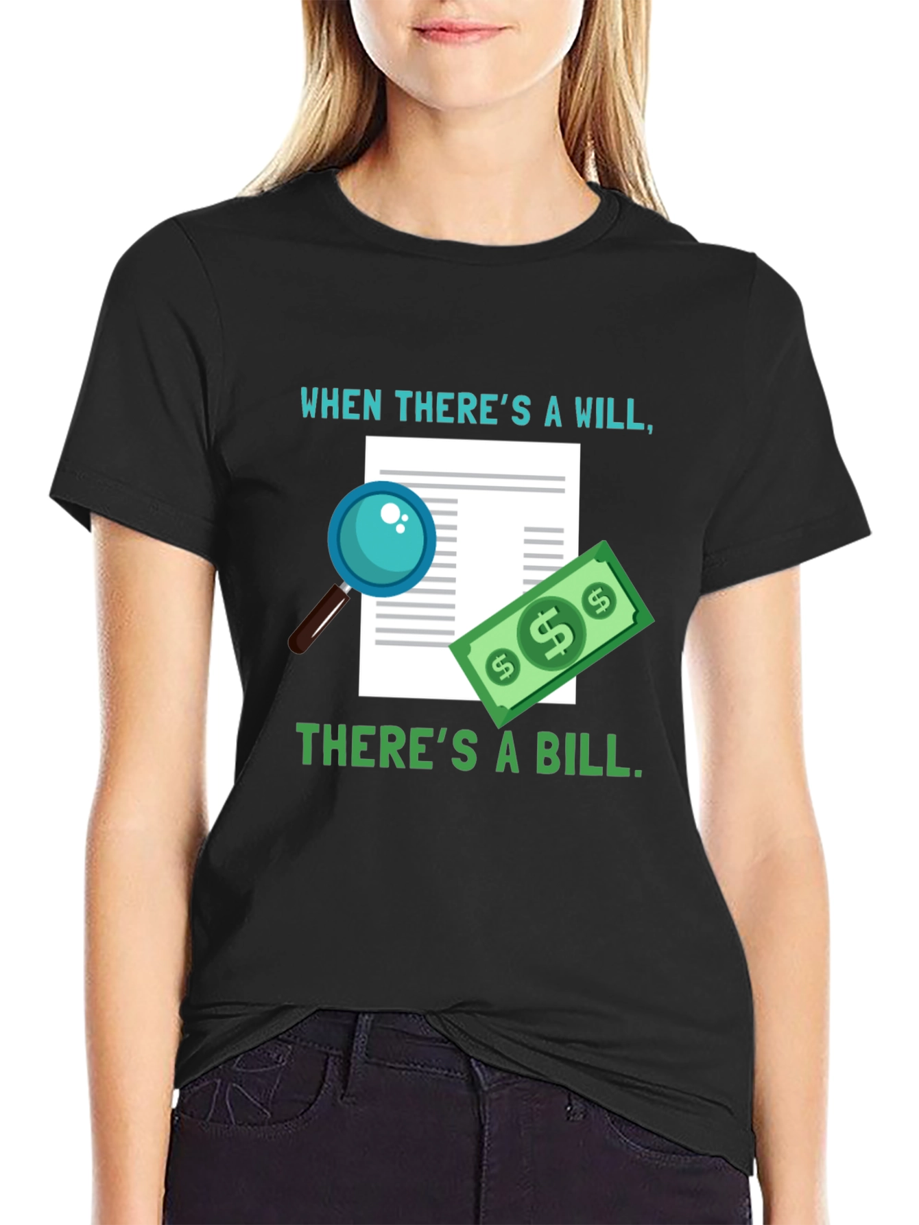 Humorous Will & Bill Graphic Tee