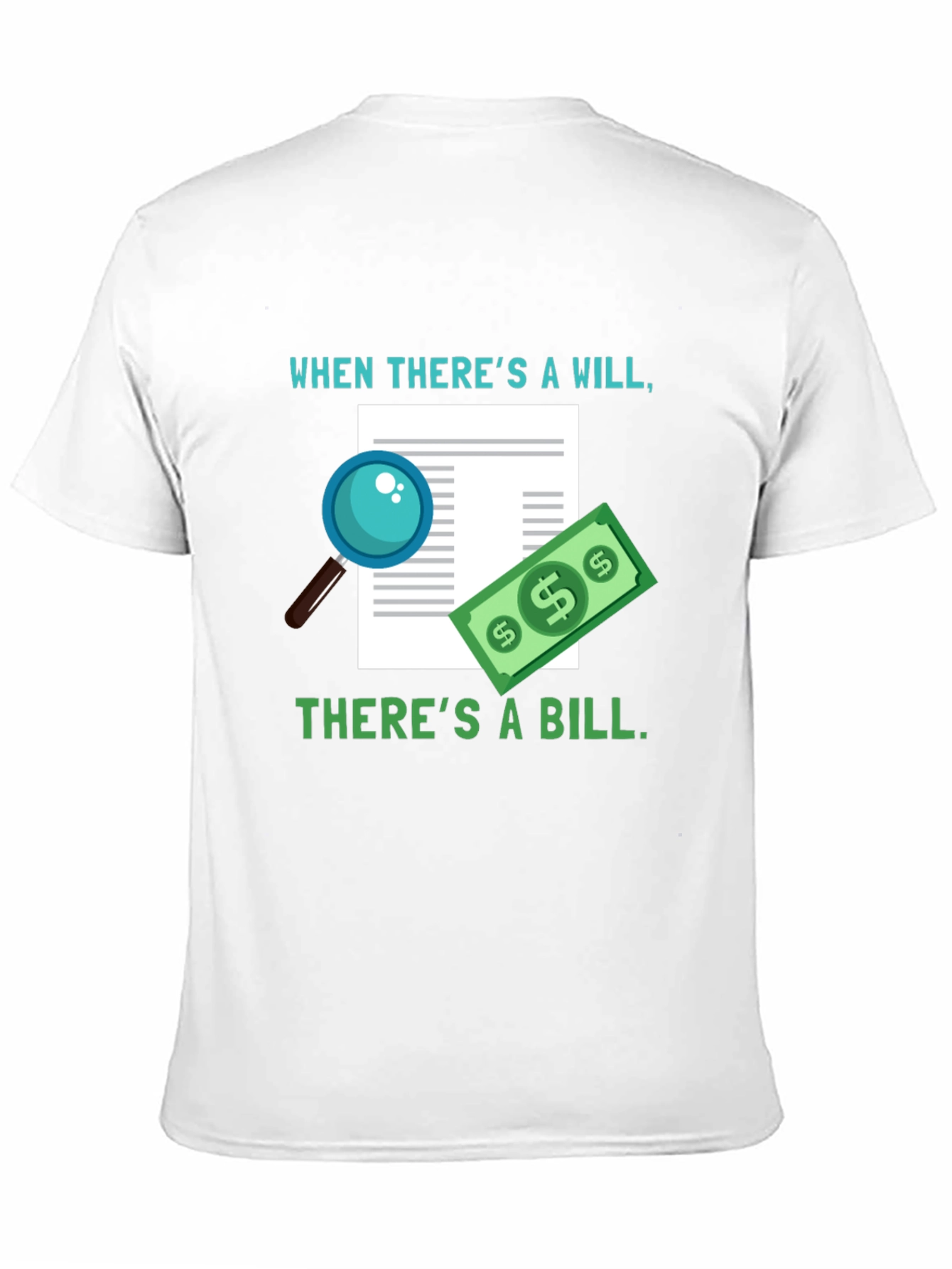 Humorous Will & Bill Graphic Tee