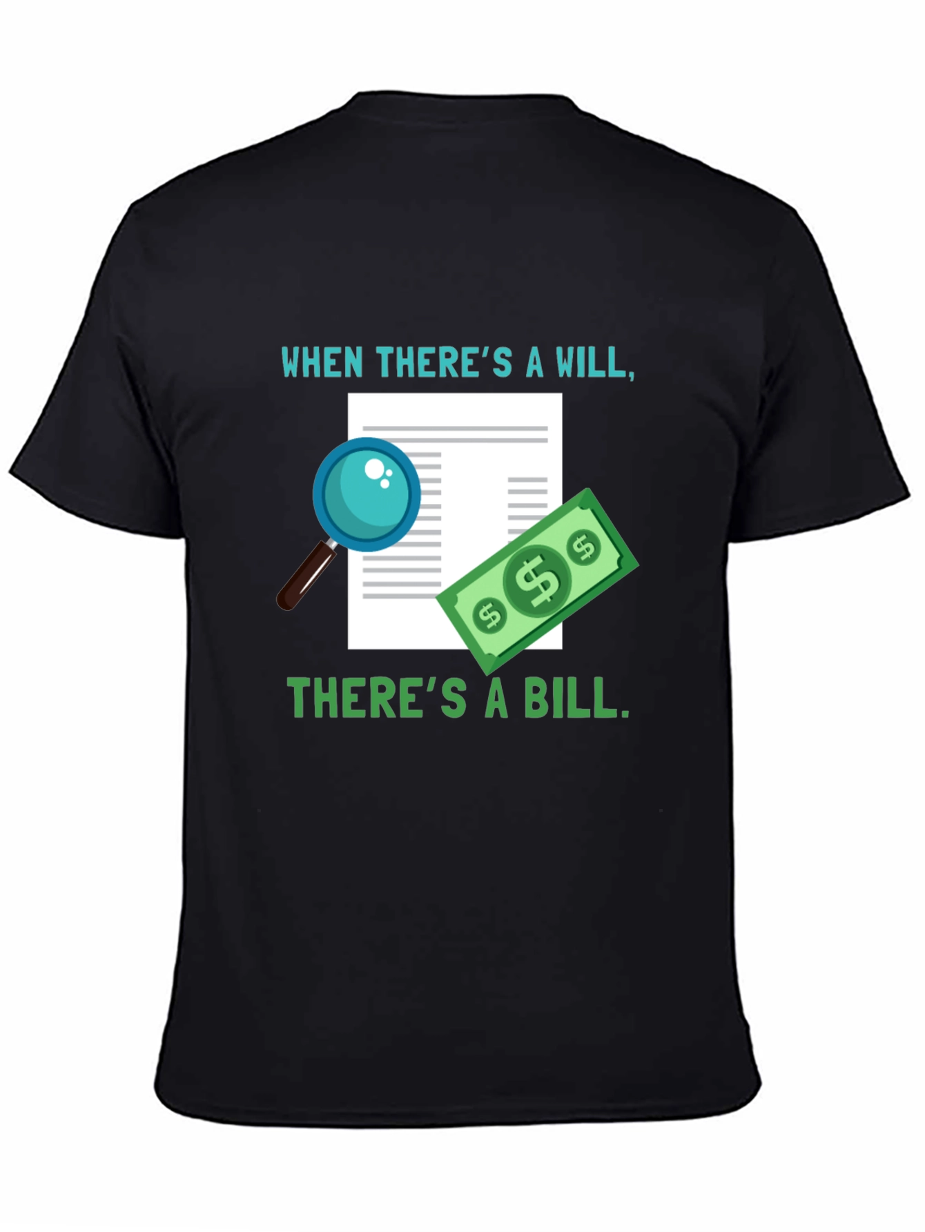 Humorous Will & Bill Graphic Tee