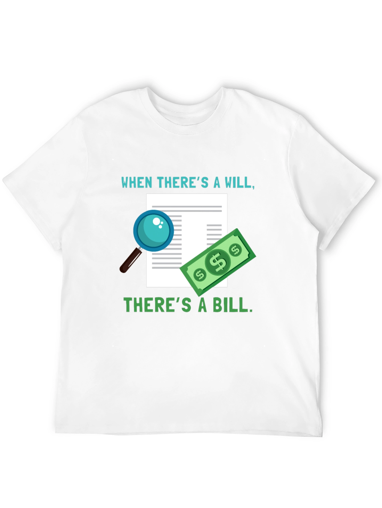 Humorous Will & Bill Graphic Tee
