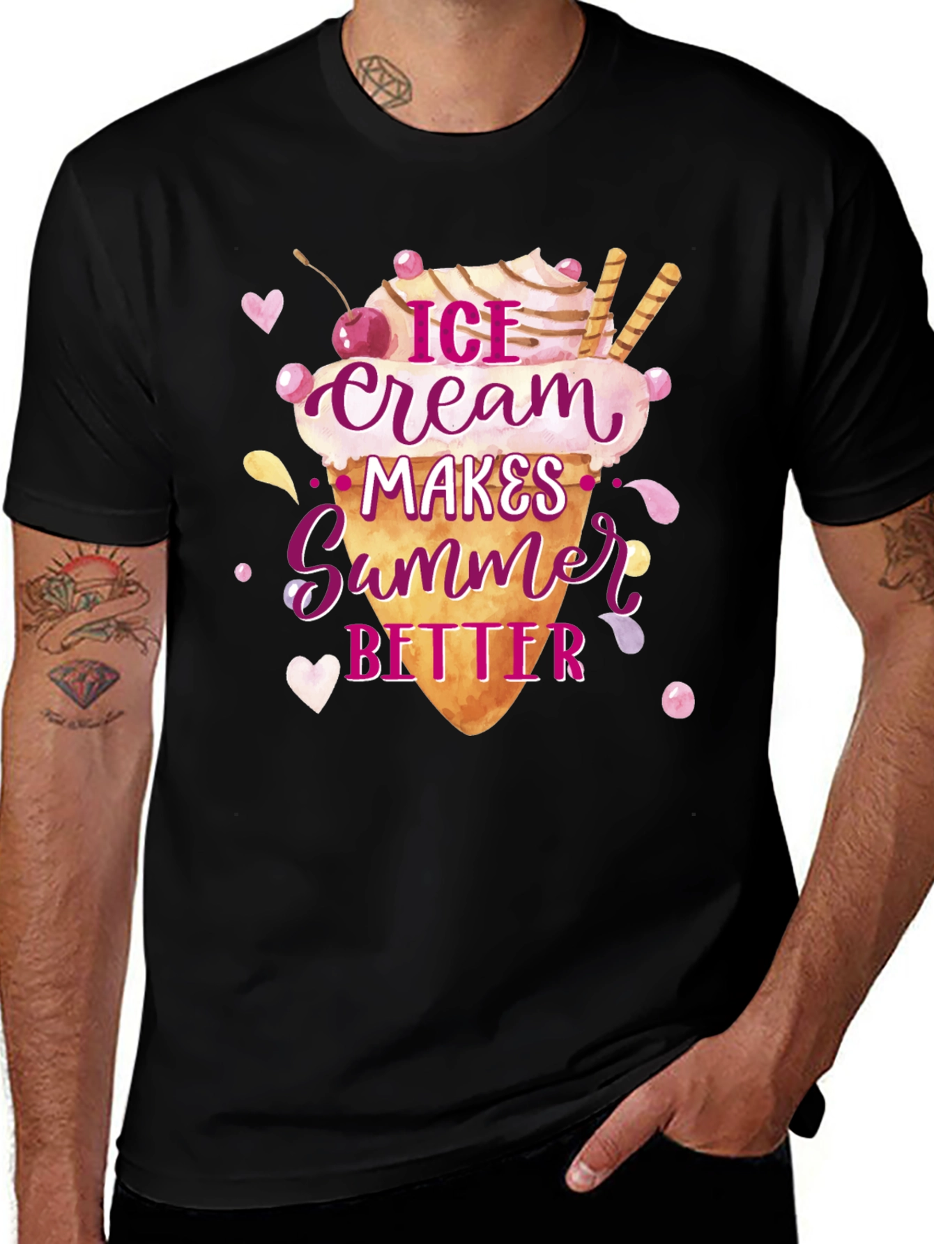 Ice Cream Makes Summer Better T-Shirt
