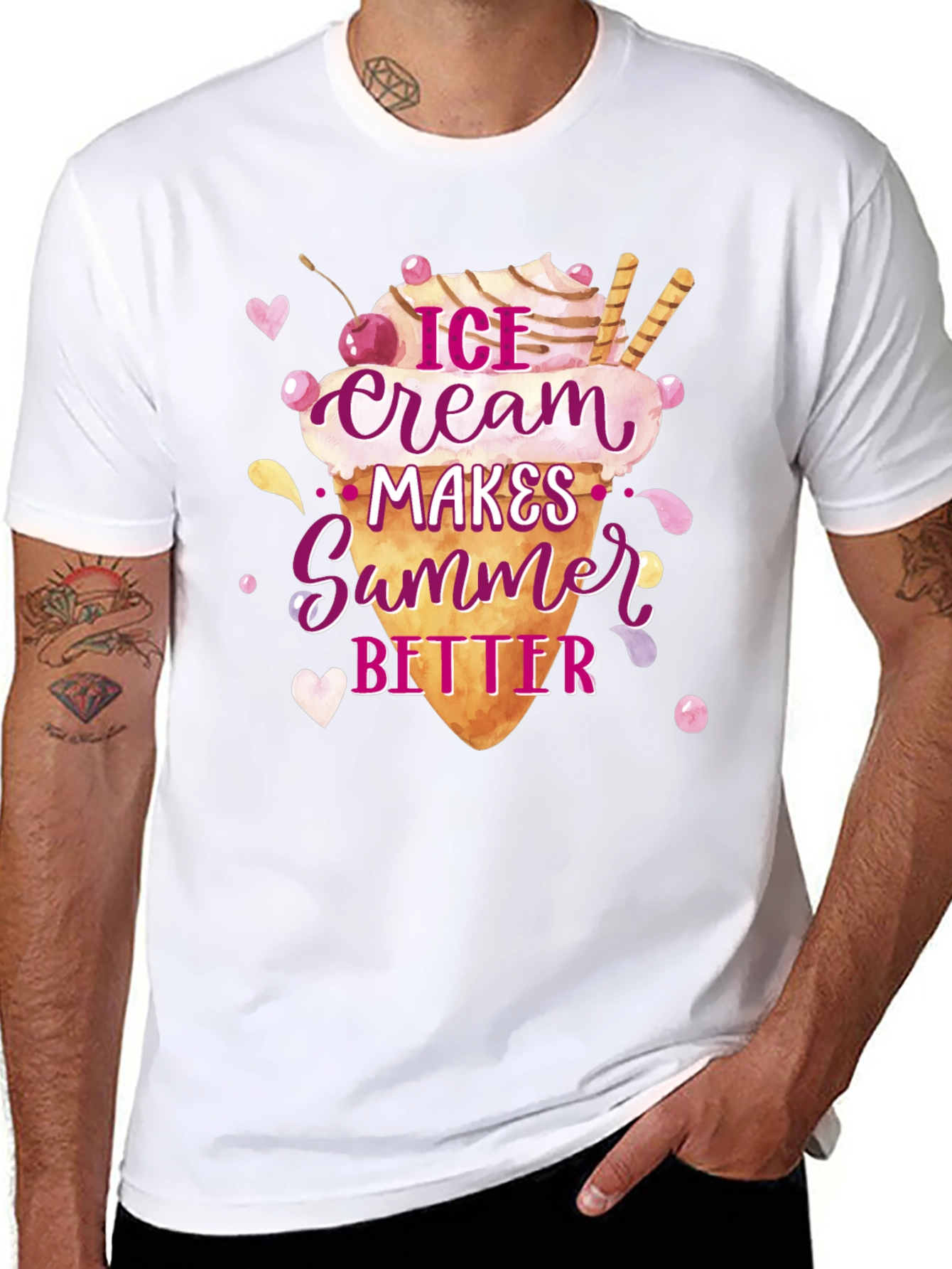 Ice Cream Makes Summer Better T-Shirt