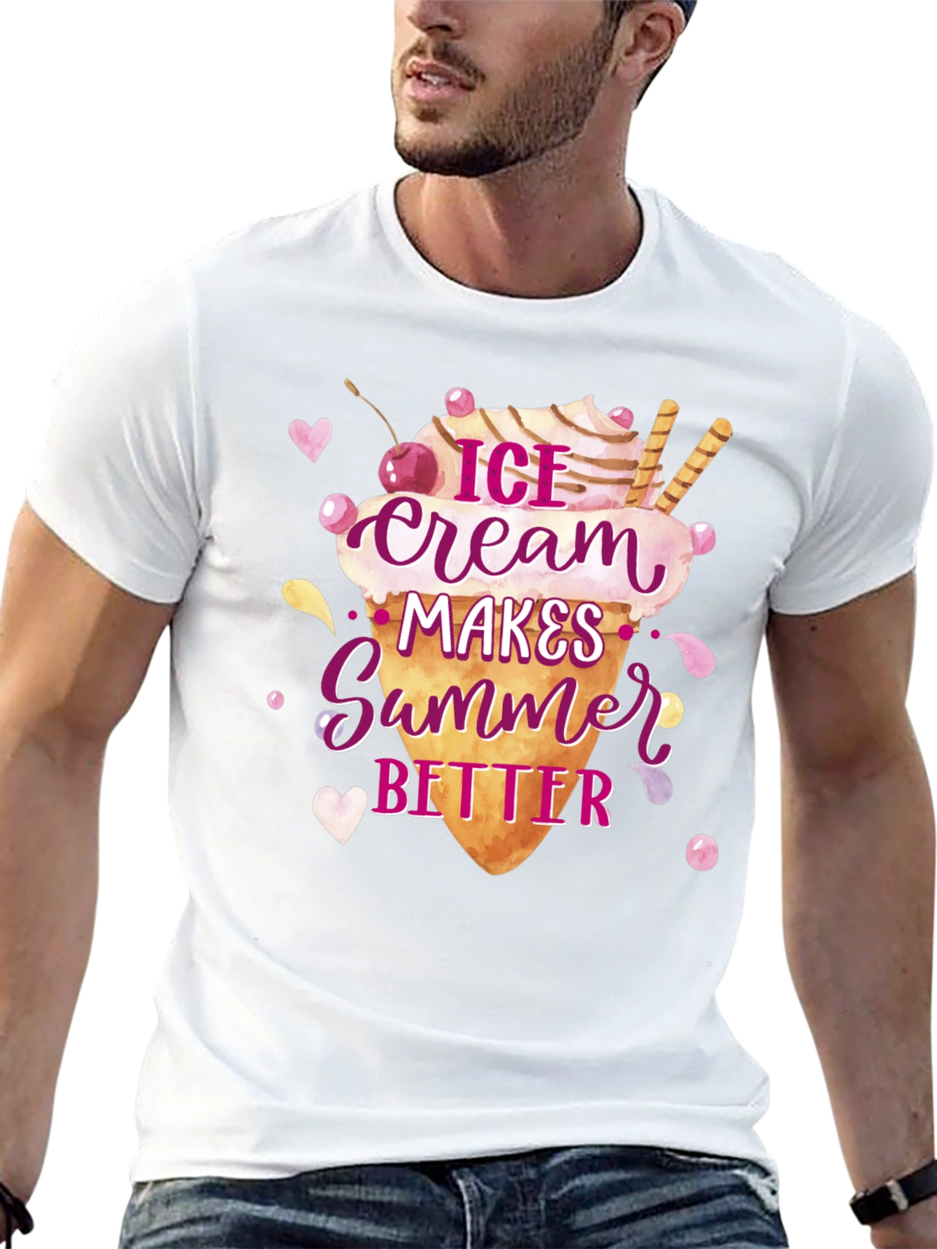 Ice Cream Makes Summer Better T-Shirt