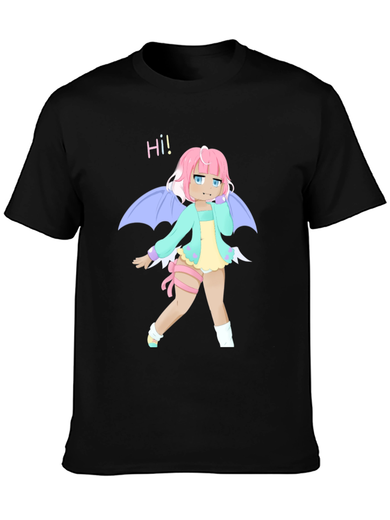 Anime Girl T-Shirt - Kawaii Dragon Tee