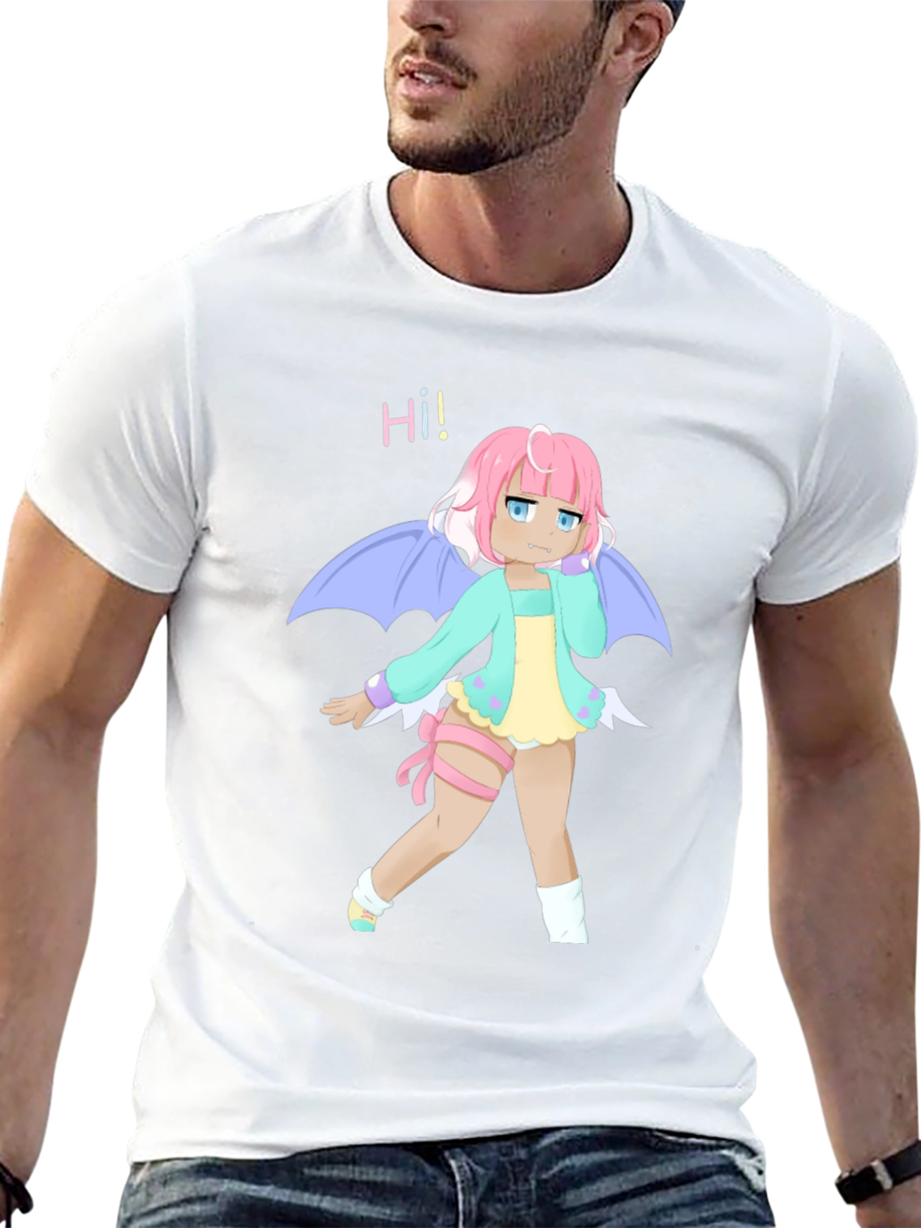 Anime Girl T-Shirt - Kawaii Dragon Tee