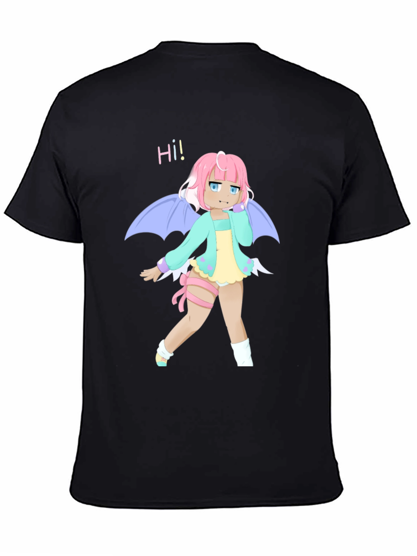 Anime Girl T-Shirt - Kawaii Dragon Tee