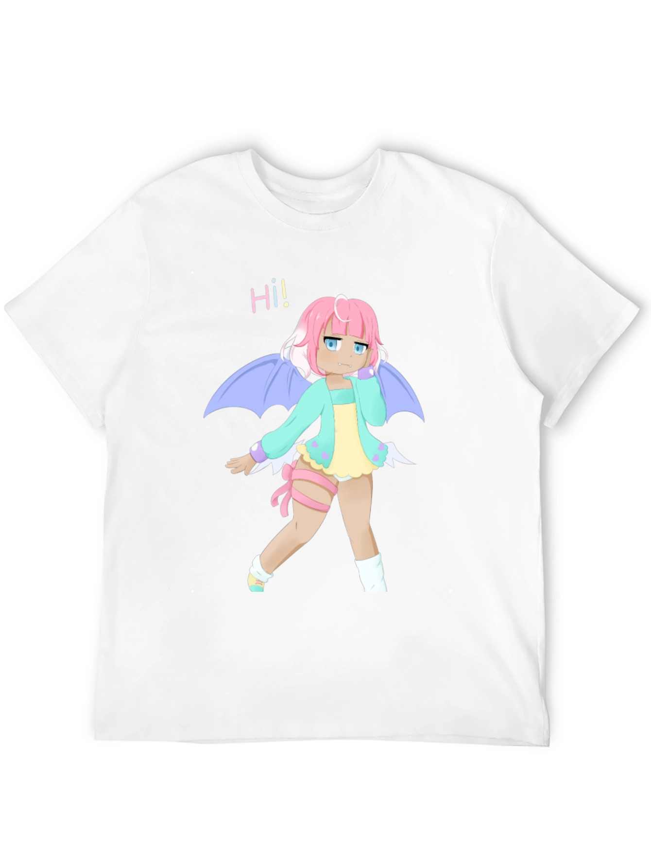 Anime Girl T-Shirt - Kawaii Dragon Tee