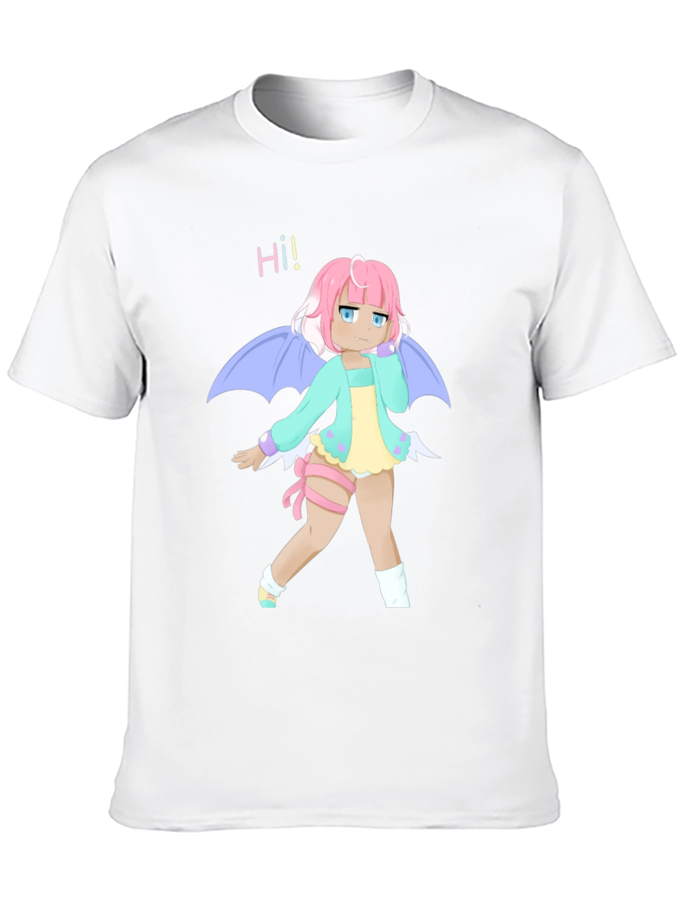Anime Girl T-Shirt - Kawaii Dragon Tee