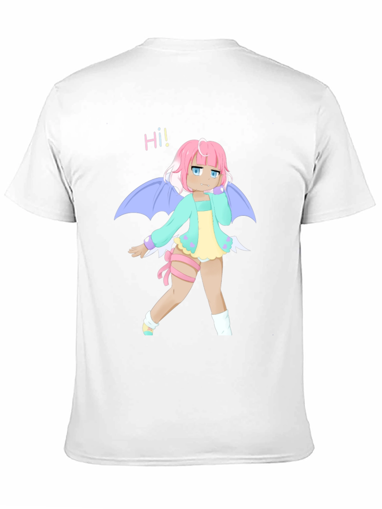 Anime Girl T-Shirt - Kawaii Dragon Tee